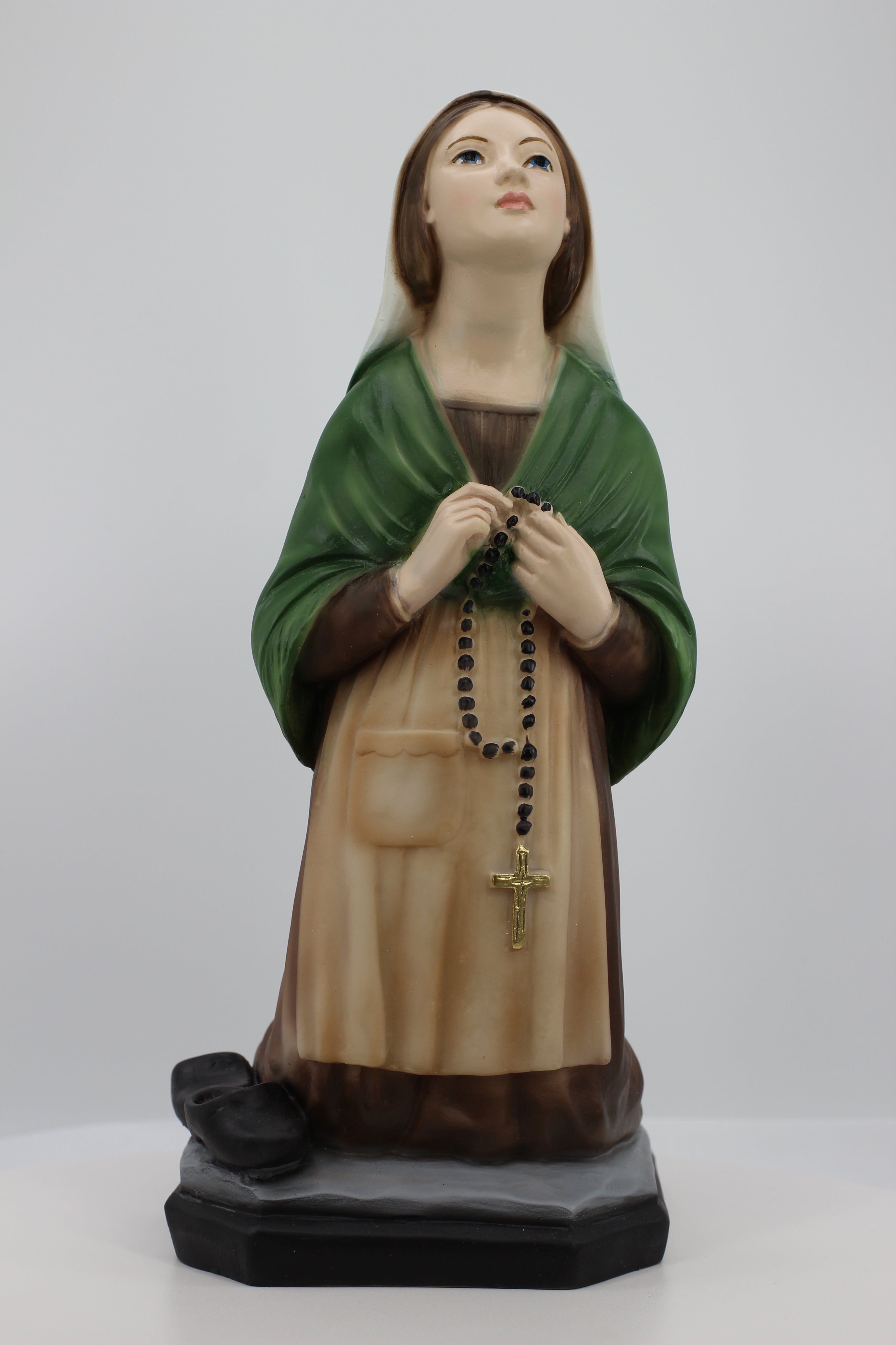 The Faith Gift Shop Saint Bernadette of Lourdes statue - Hand Painted in Italy - Our Tuscany Collection -Estatua de Santa Bernardita