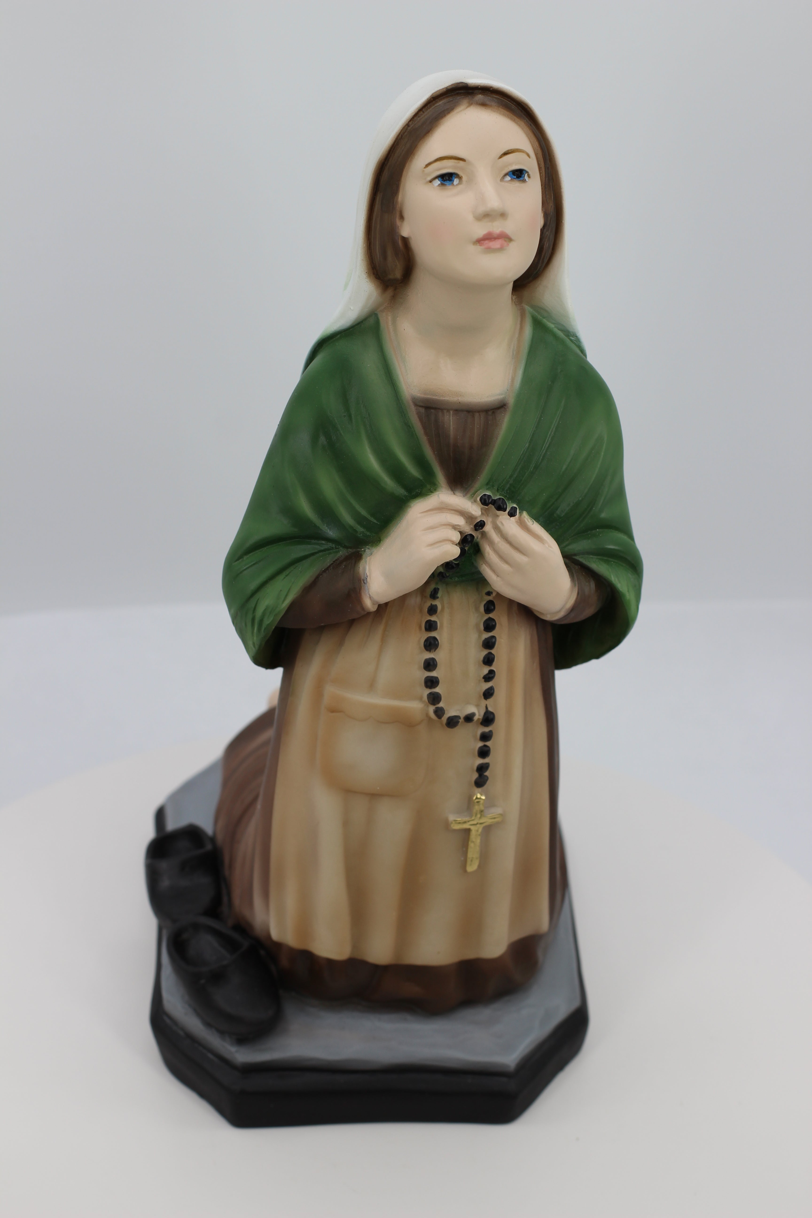 The Faith Gift Shop Saint Bernadette of Lourdes statue - Hand Painted in Italy - Our Tuscany Collection -Estatua de Santa Bernardita
