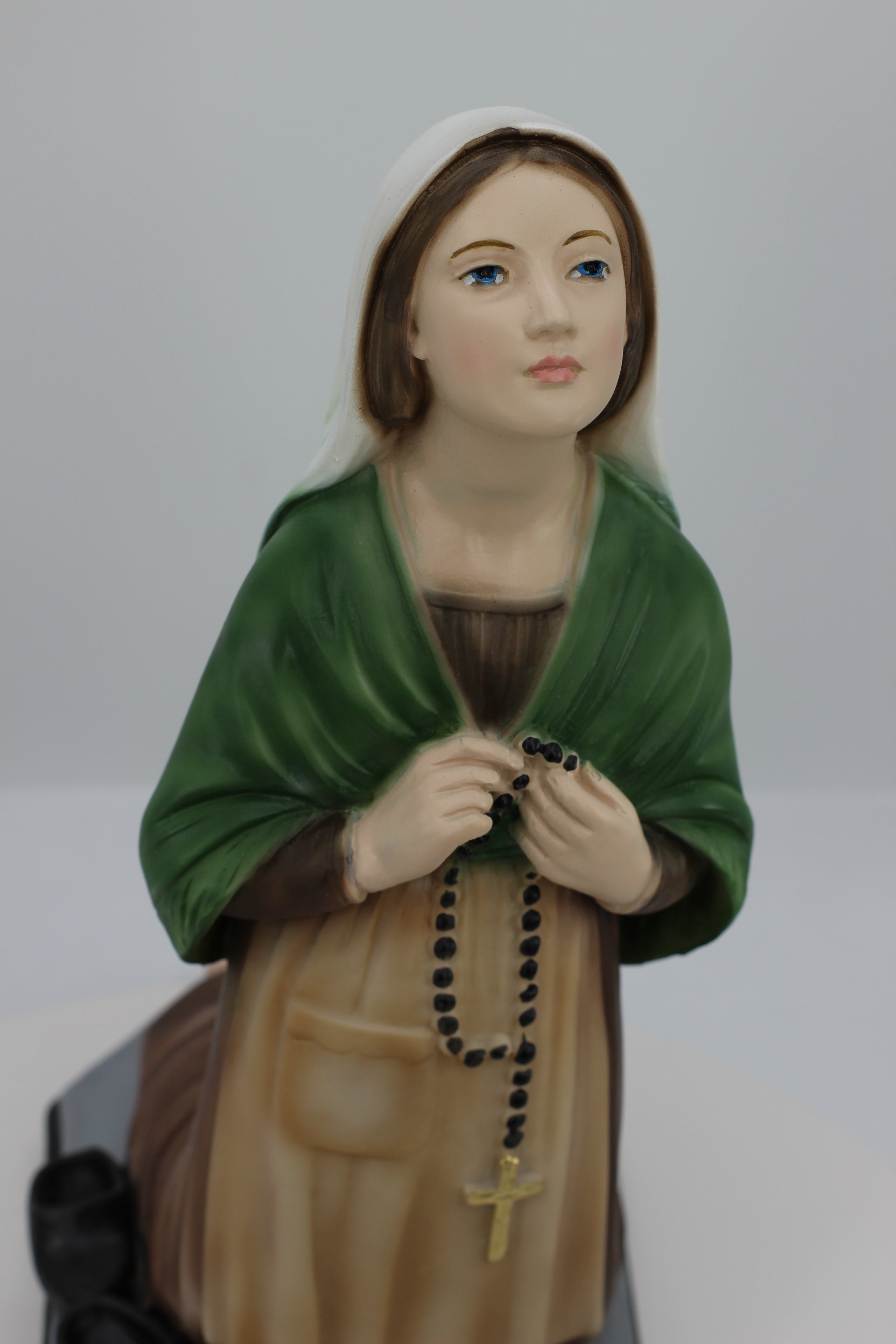 The Faith Gift Shop Saint Bernadette of Lourdes statue - Hand Painted in Italy - Our Tuscany Collection -Estatua de Santa Bernardita