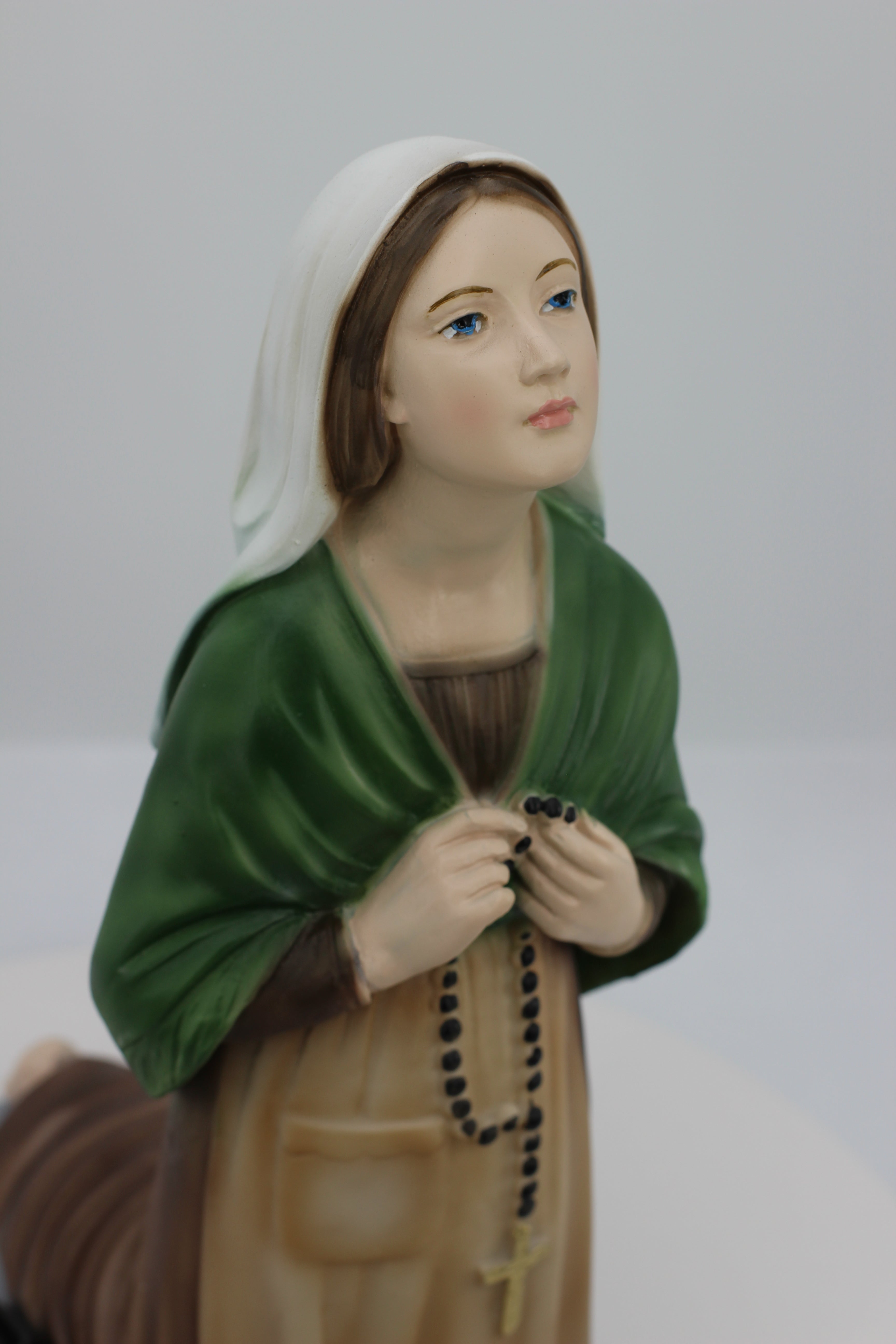 The Faith Gift Shop Saint Bernadette of Lourdes statue - Hand Painted in Italy - Our Tuscany Collection -Estatua de Santa Bernardita