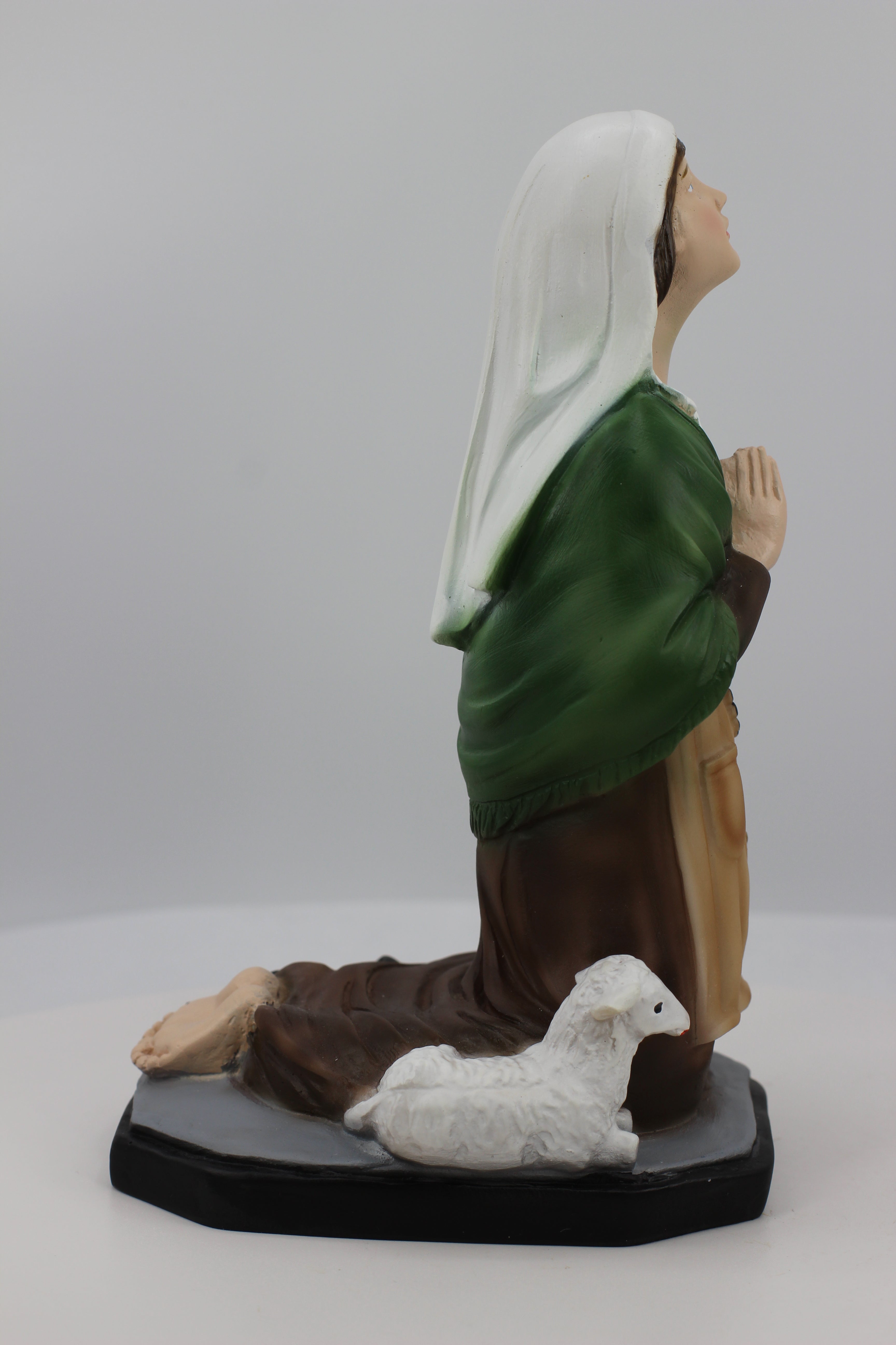 The Faith Gift Shop Saint Bernadette of Lourdes statue - Hand Painted in Italy - Our Tuscany Collection -Estatua de Santa Bernardita