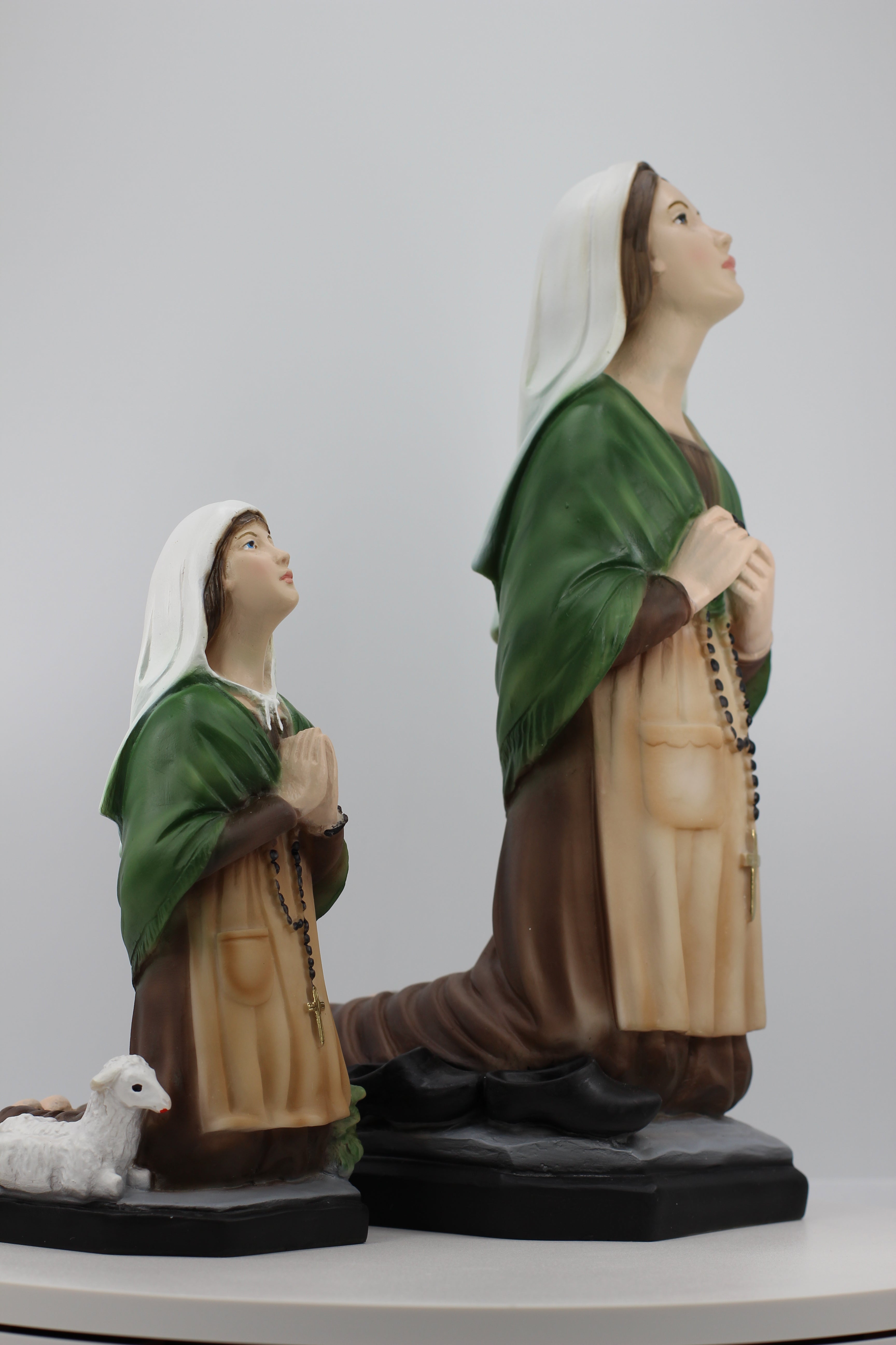 The Faith Gift Shop Saint Bernadette of Lourdes statue - Hand Painted in Italy - Our Tuscany Collection -Estatua de Santa Bernardita
