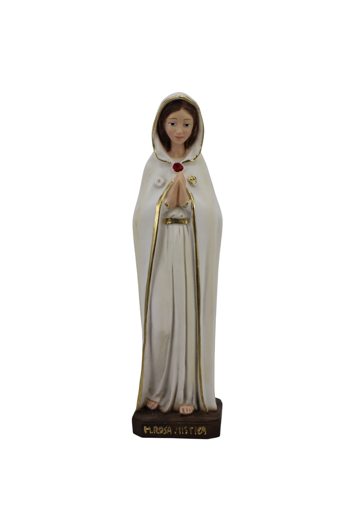 The Faith Gift Shop Mystic Rose Virgin Mary Hand Painted in Italy - Our Tuscany Collection - Virgen Maria Rosa Mistica