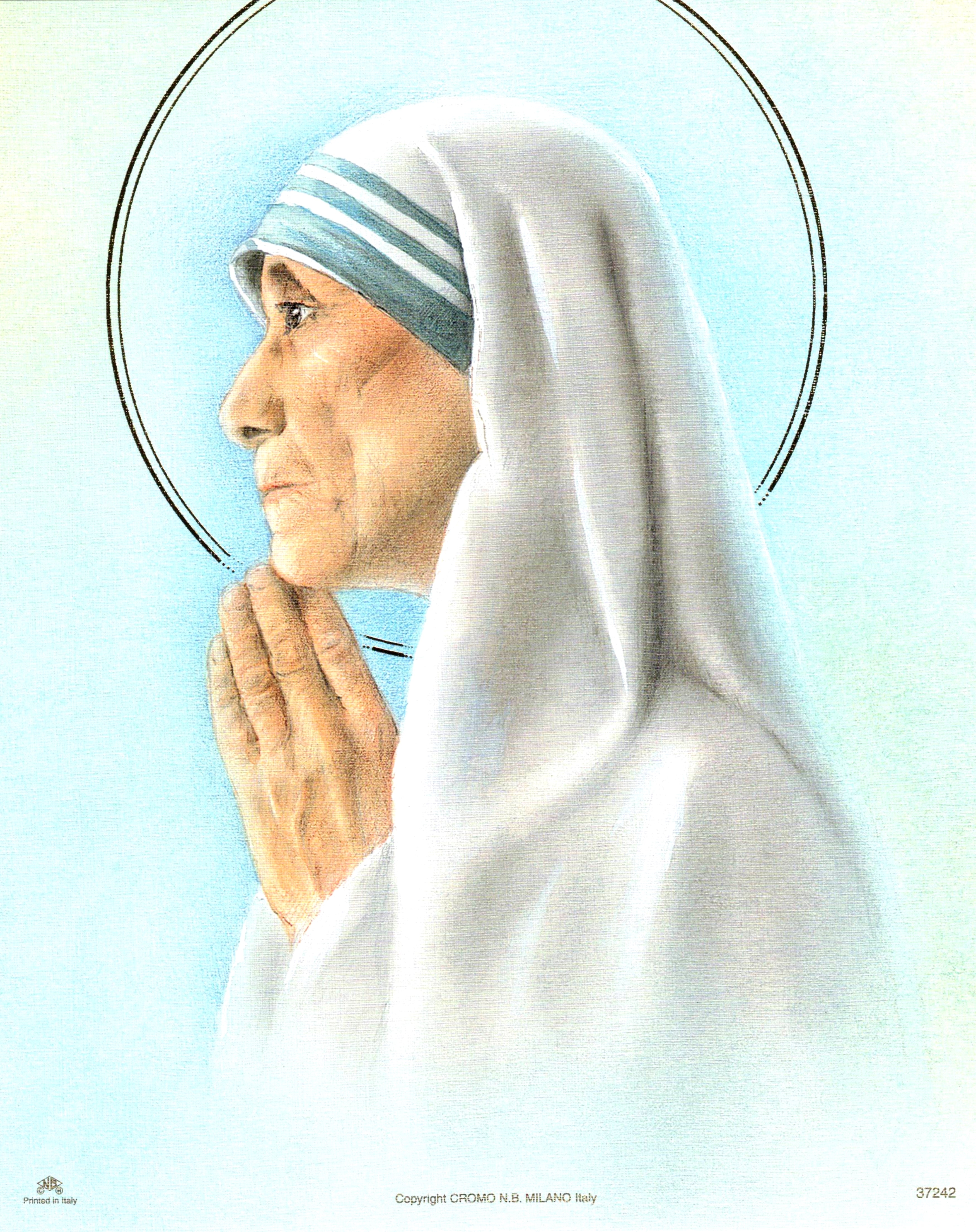 Religious Wall Art, Laminated Print, Unframed, Art Decorative Paper 8" x 10"