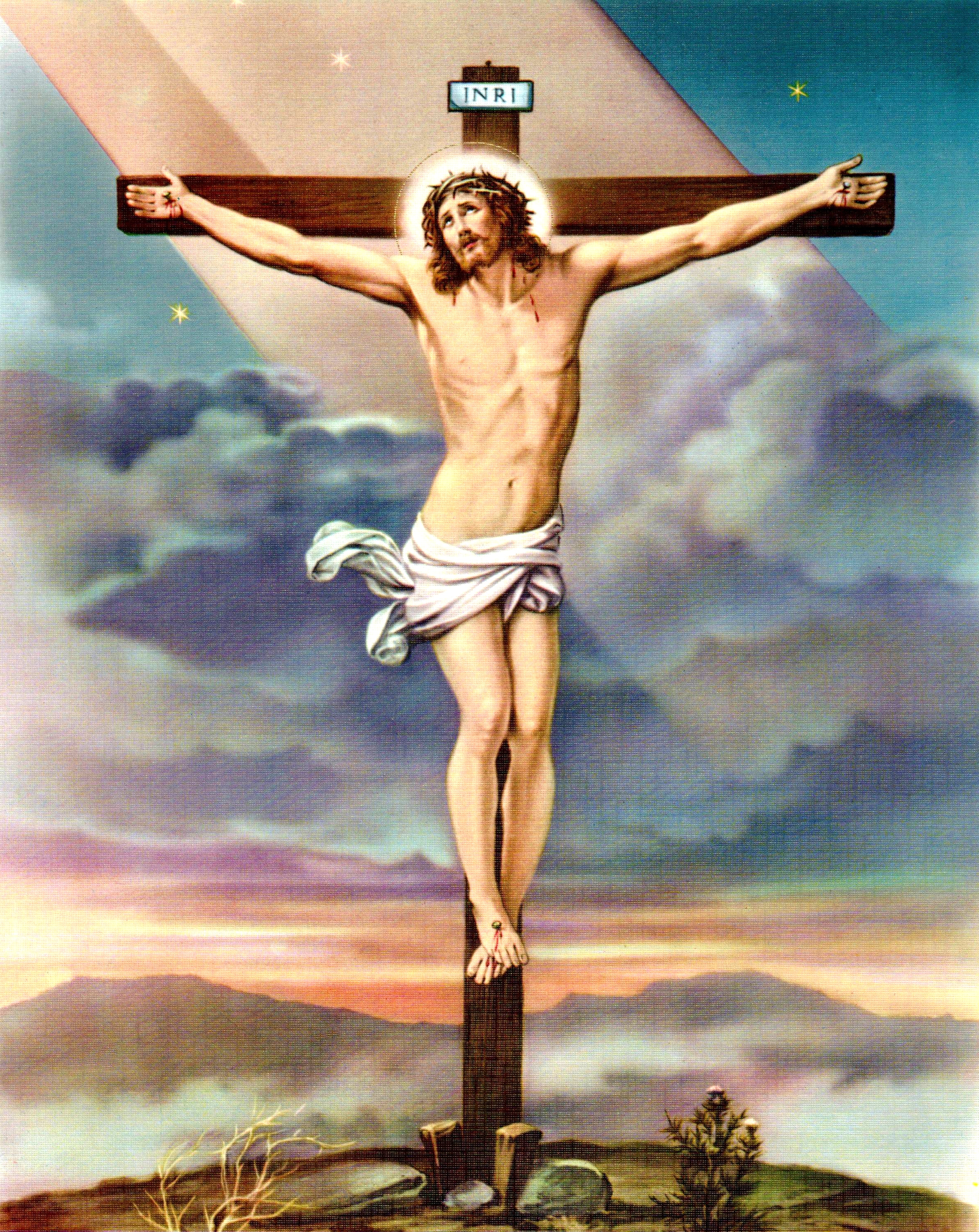 Religious Wall Art, Laminated Print, Unframed, Art Decorative Paper 8" x 10"