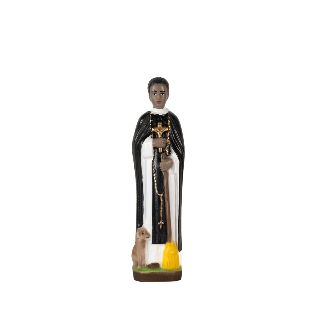 The Faith Gift Shop Saint Martin de Porres statue - Hand Painted in Italy - Our Tuscany Collection - Estatua de San Martin de Porres