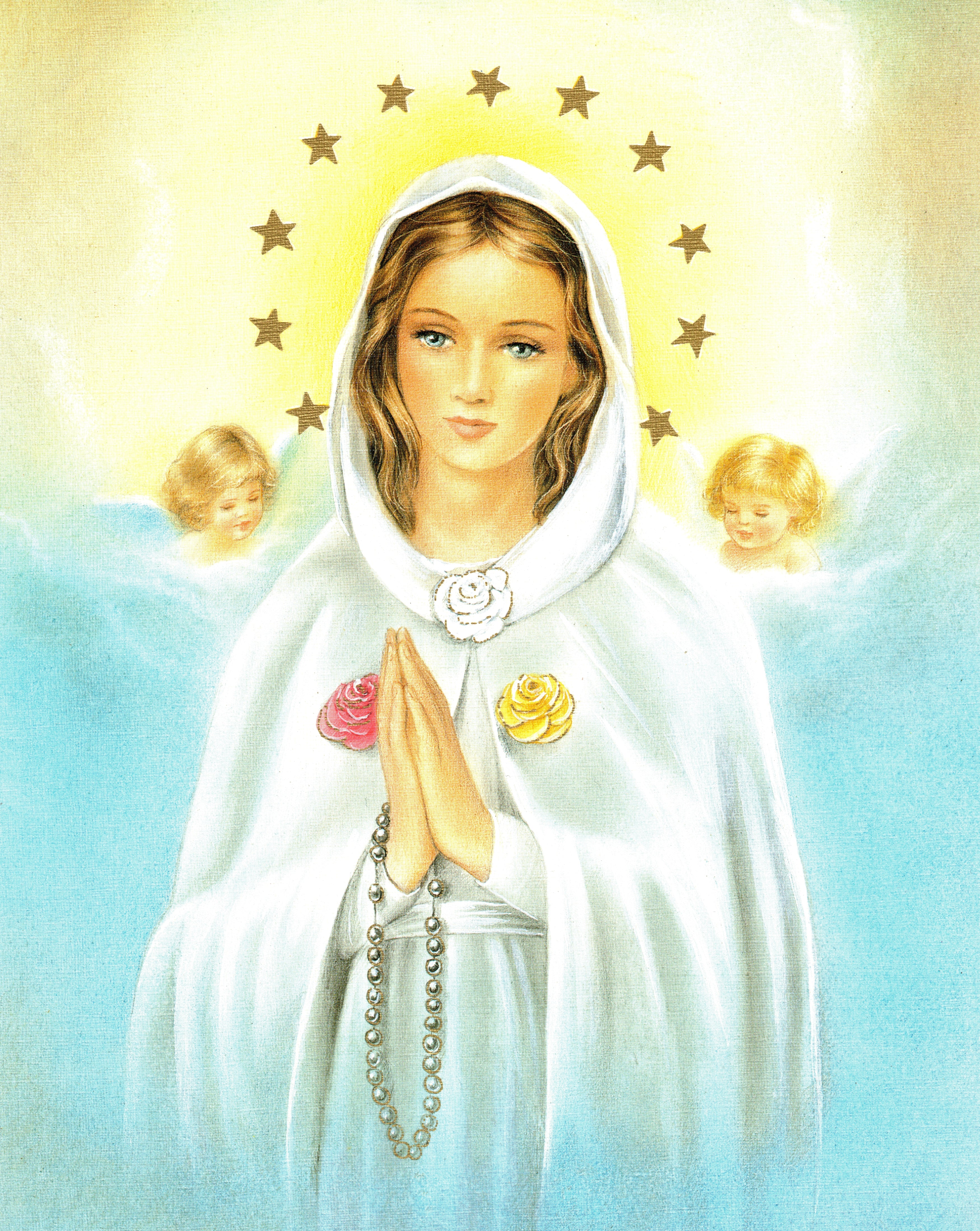 Religious Wall Art, Laminated Print, Unframed, Art Decorative Paper 8" x 10"