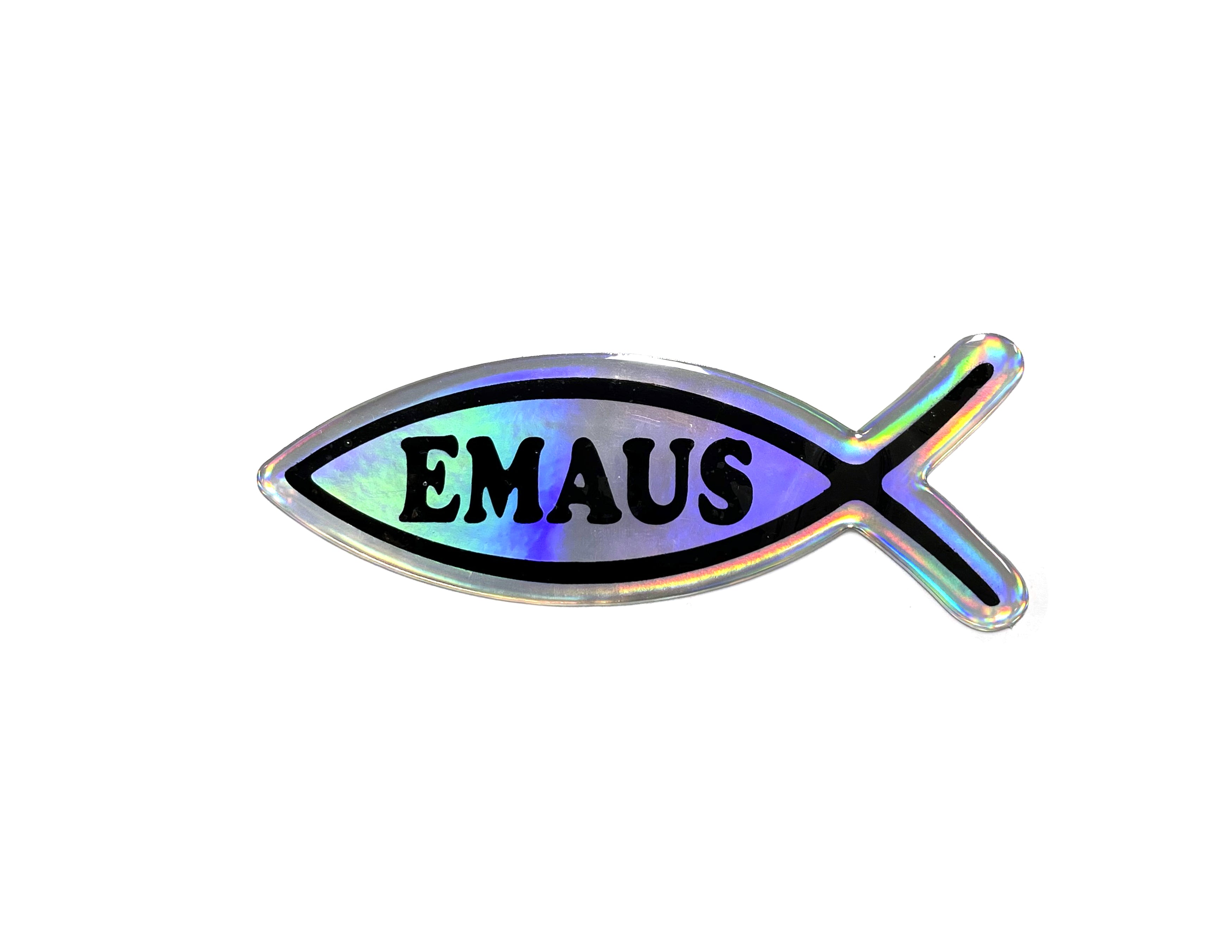 Emaus fish sticker emblem for car