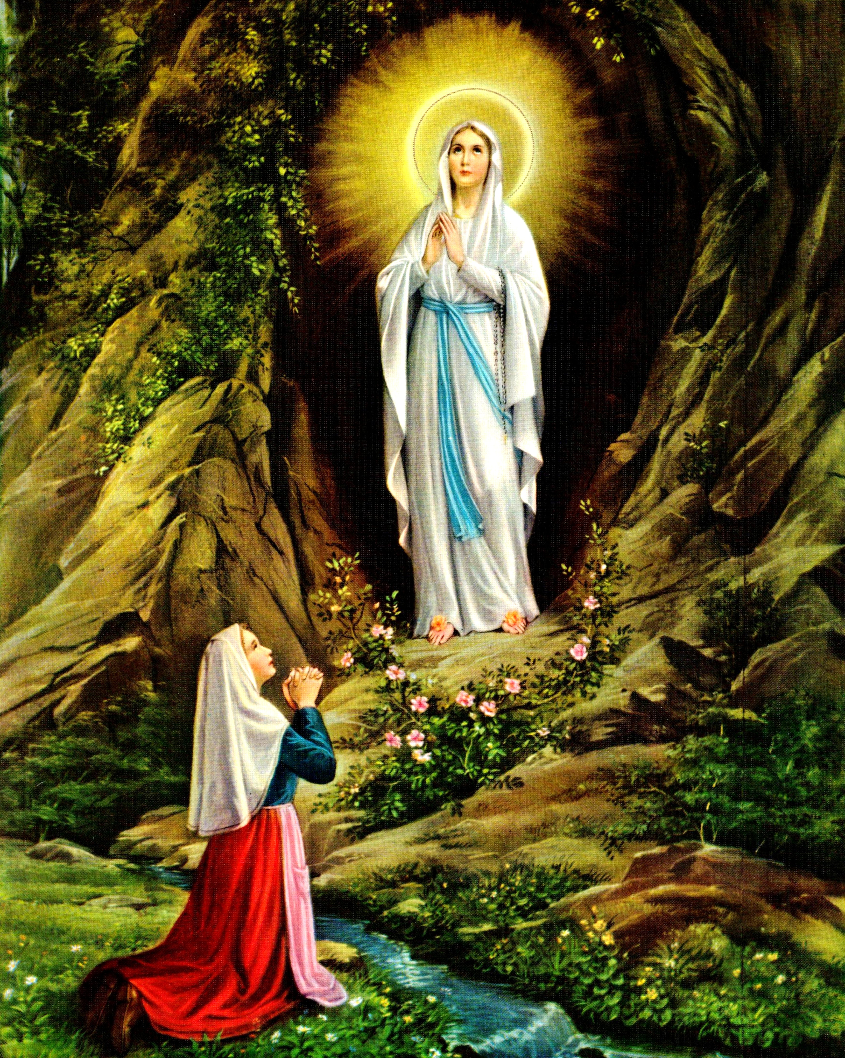 Religious Wall Art, Laminated Print, Unframed, Art Decorative Paper 8" x 10"