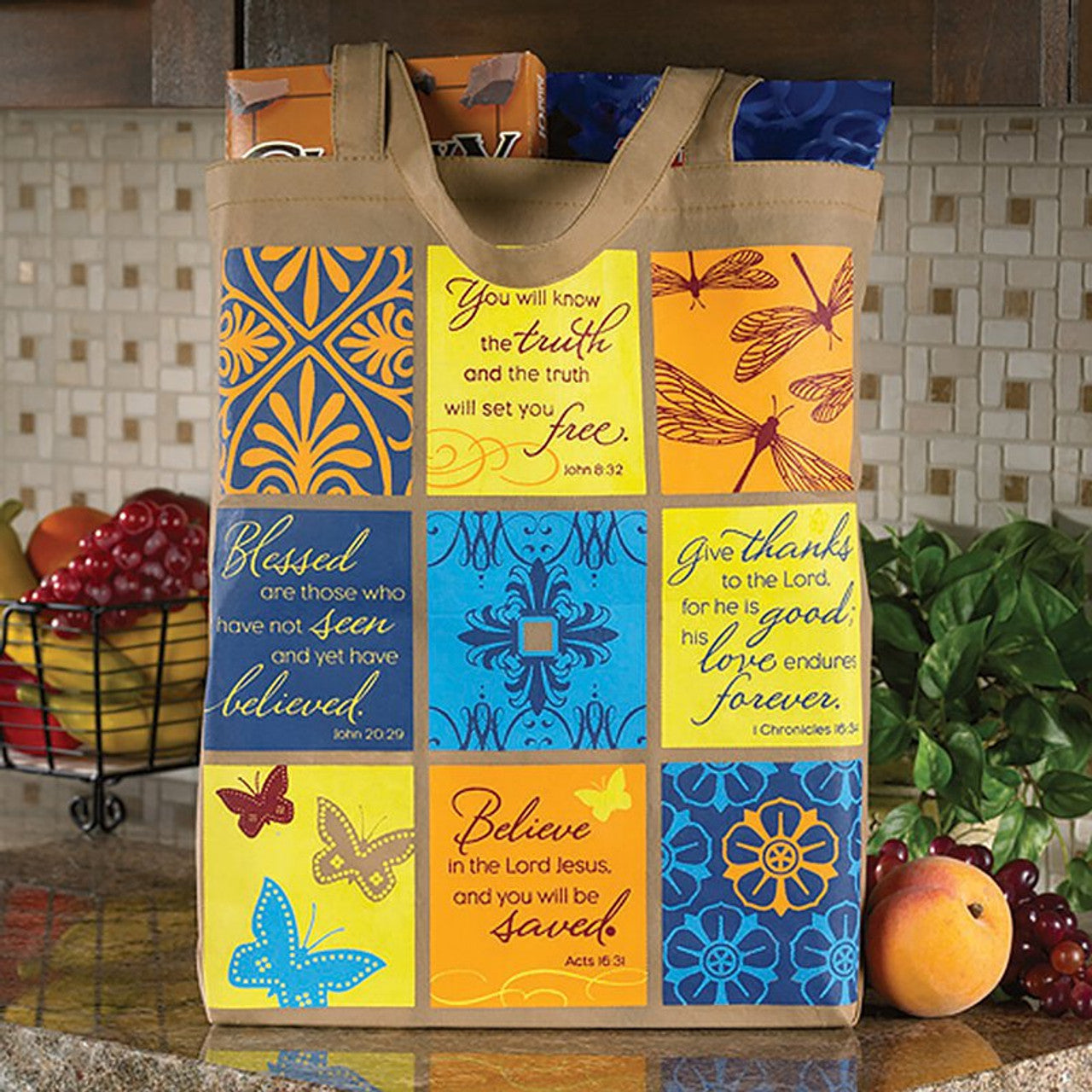 LG-Totes/Bags Ptchwrk Promise Tote Bag