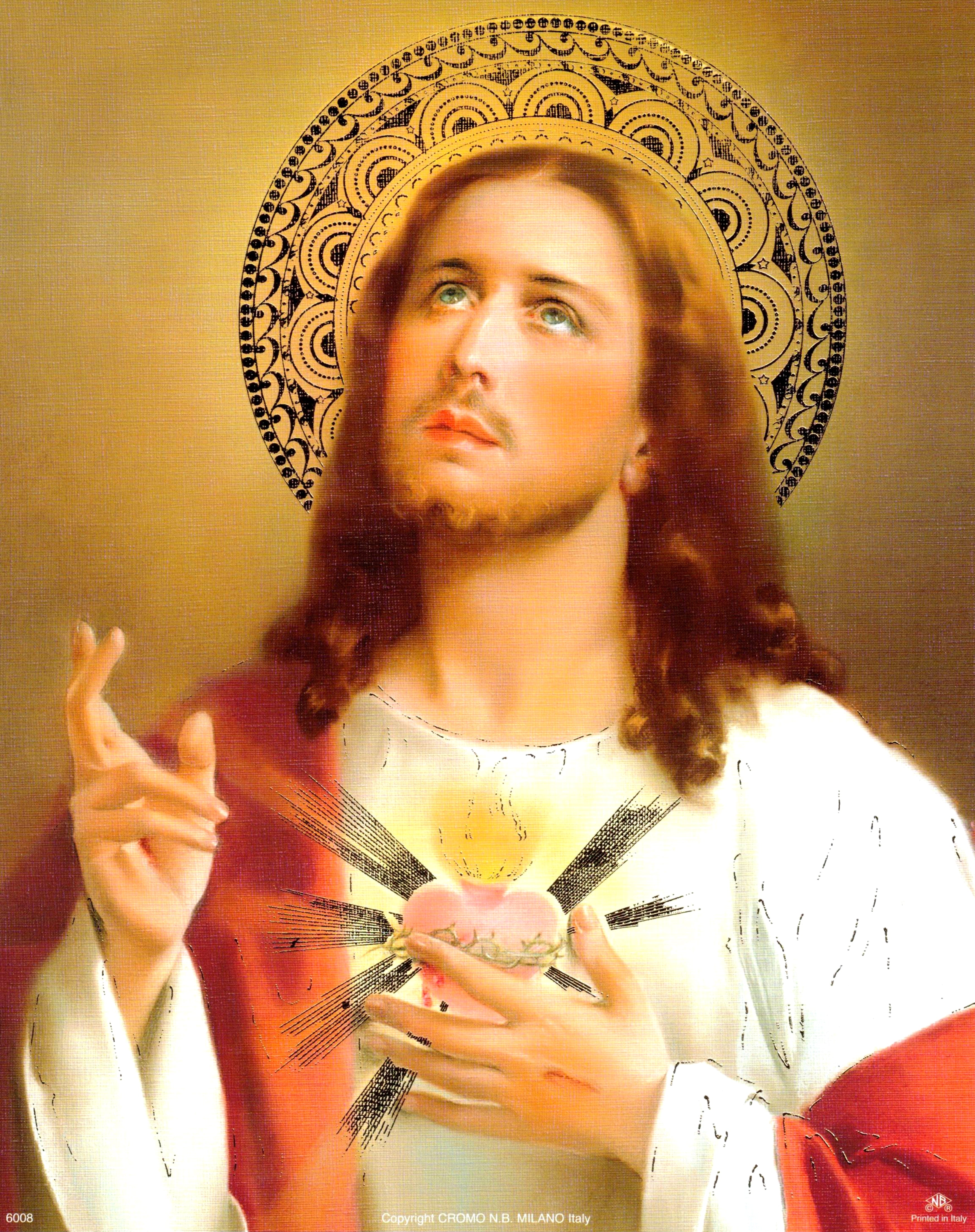 Religious Wall Art, Laminated Print, Unframed, Art Decorative Paper 8" x 10"