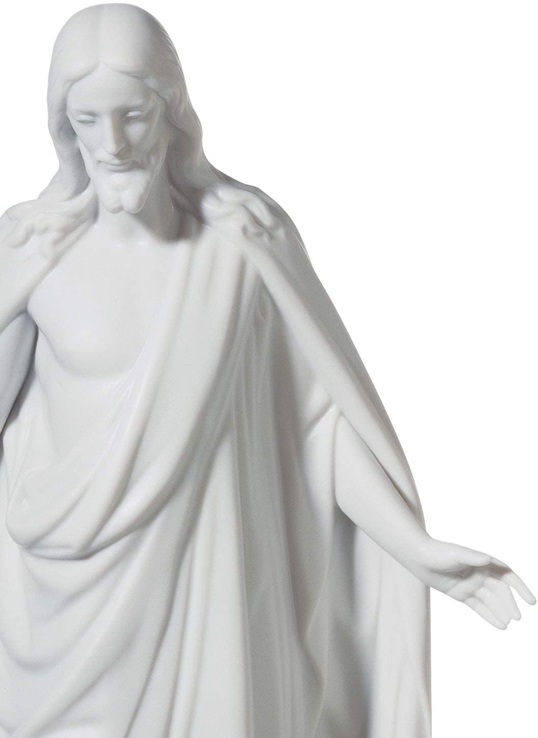 LLADRÓ Christ Figurine. Left. Porcelain Christ Figure.