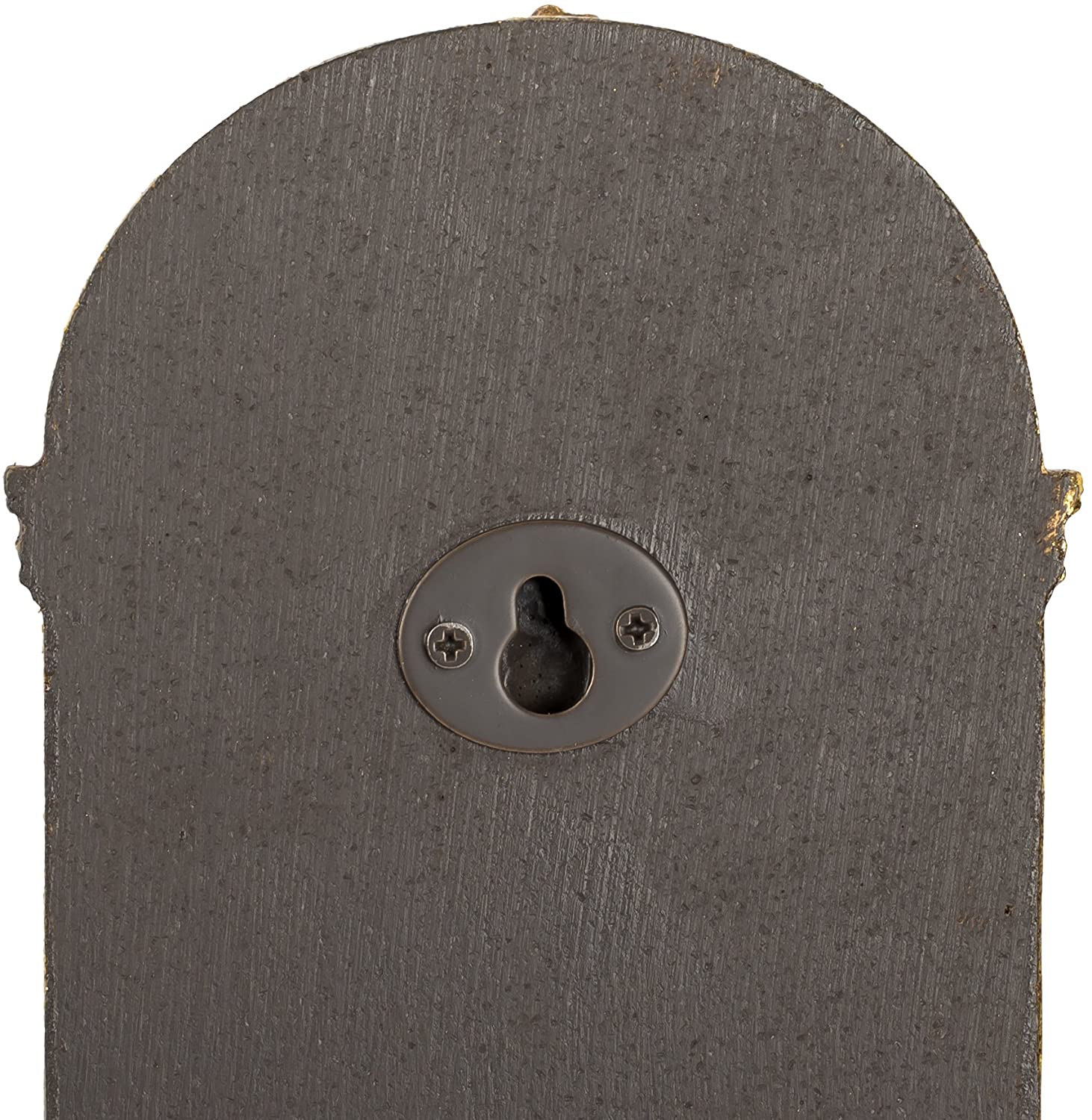 Holy Family Font Gold Filigree 8 x 4 Inch Decorative Hanging Wall Figurine