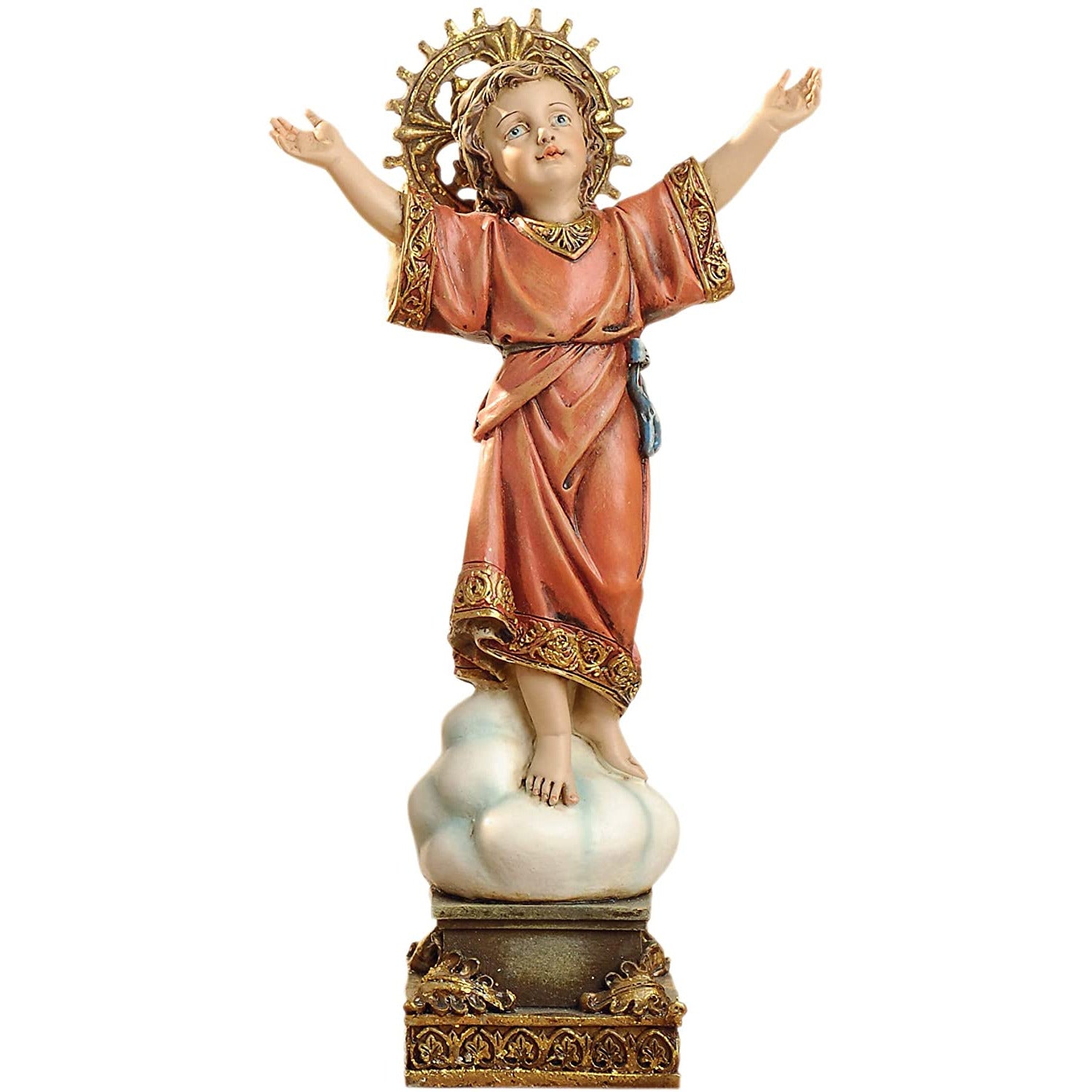 Joseph's Studio by Roman - The Divine Child Figure on Base, 10" Scale Renaissance Collection, 8" H, Resin and Stone, Religious Gift, Decoration