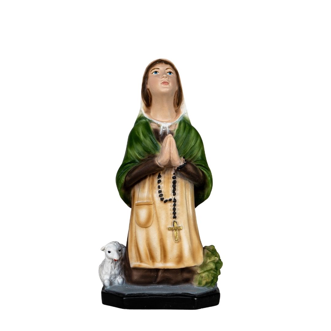 The Faith Gift Shop Saint Bernadette of Lourdes statue - Hand Painted in Italy - Our Tuscany Collection -Estatua de Santa Bernardita