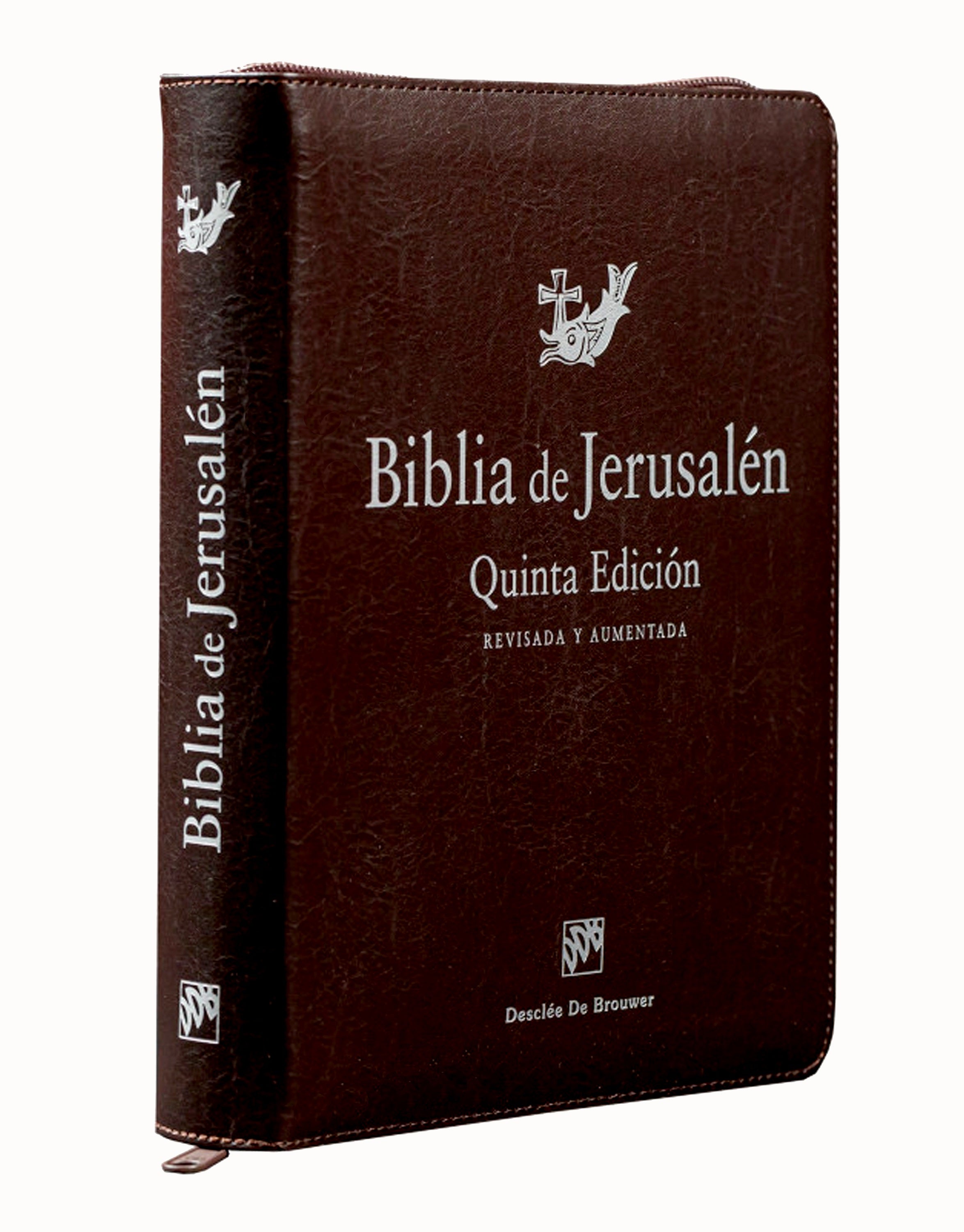 Biblia de Jerusalén Quinta Edición Revisada y Aumentada con cremallera