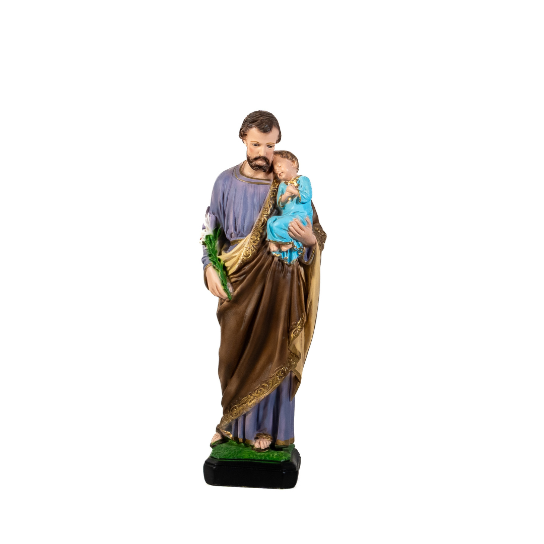 The Faith Gift Shop Saint Joseph Statue - Hand Painted in Italy - Our Tuscany Collection - San Jose