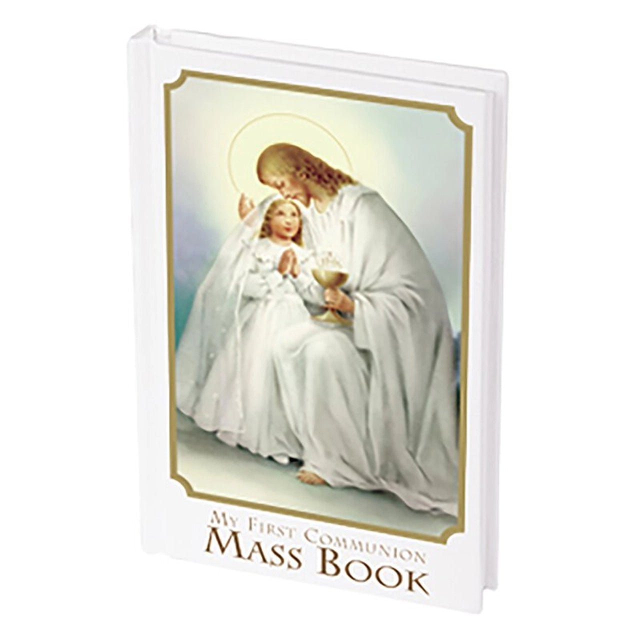 First Communion Girl Set Mass Book - Rosary - Pin -Scapular