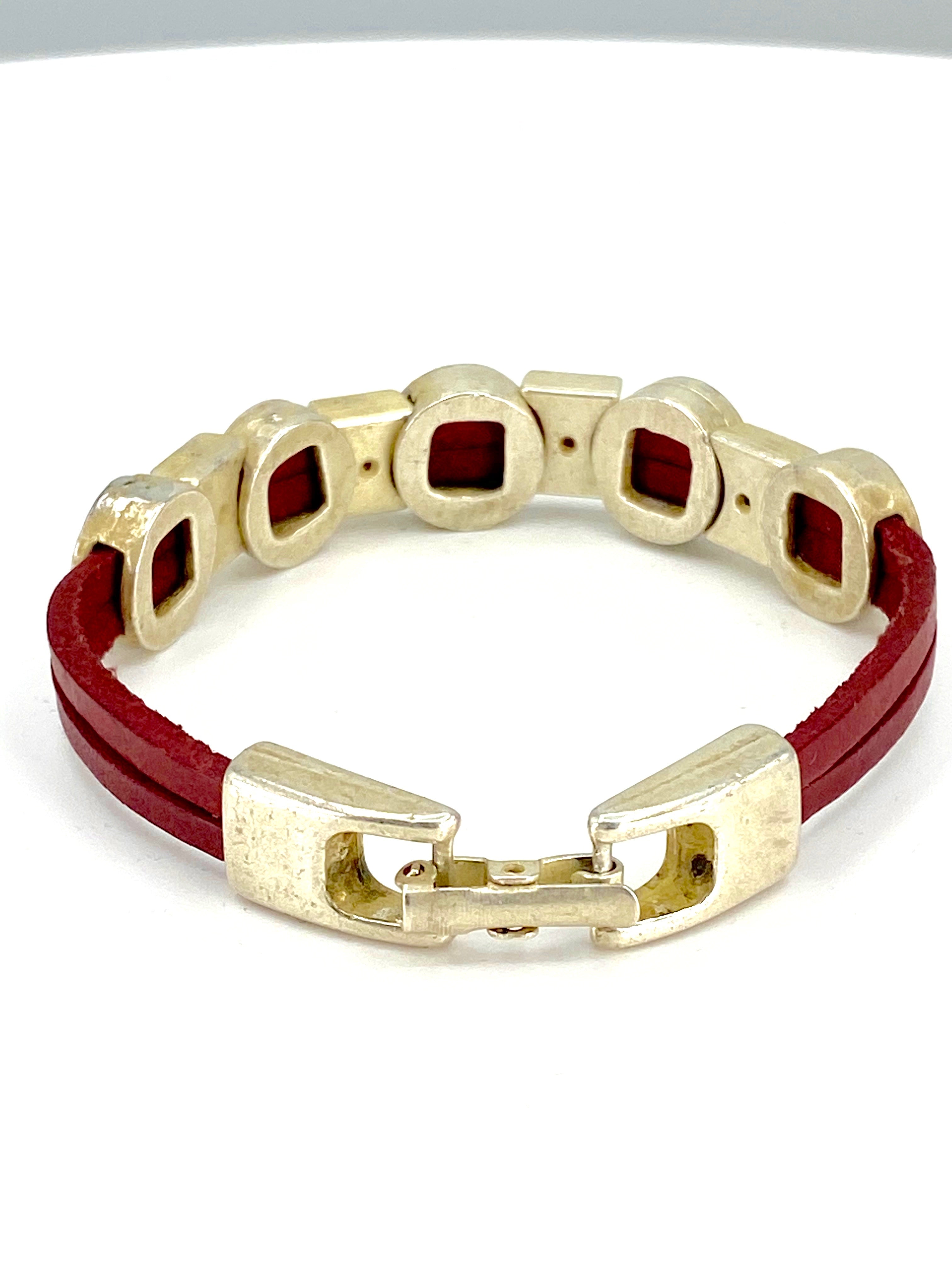 Vintage Bracelet of Virgen Mary, St. Benedict, Sacred Heart of Jesus, Guardian Angel, and The Holy Spirit handmade jewelry by Graciela's Collection