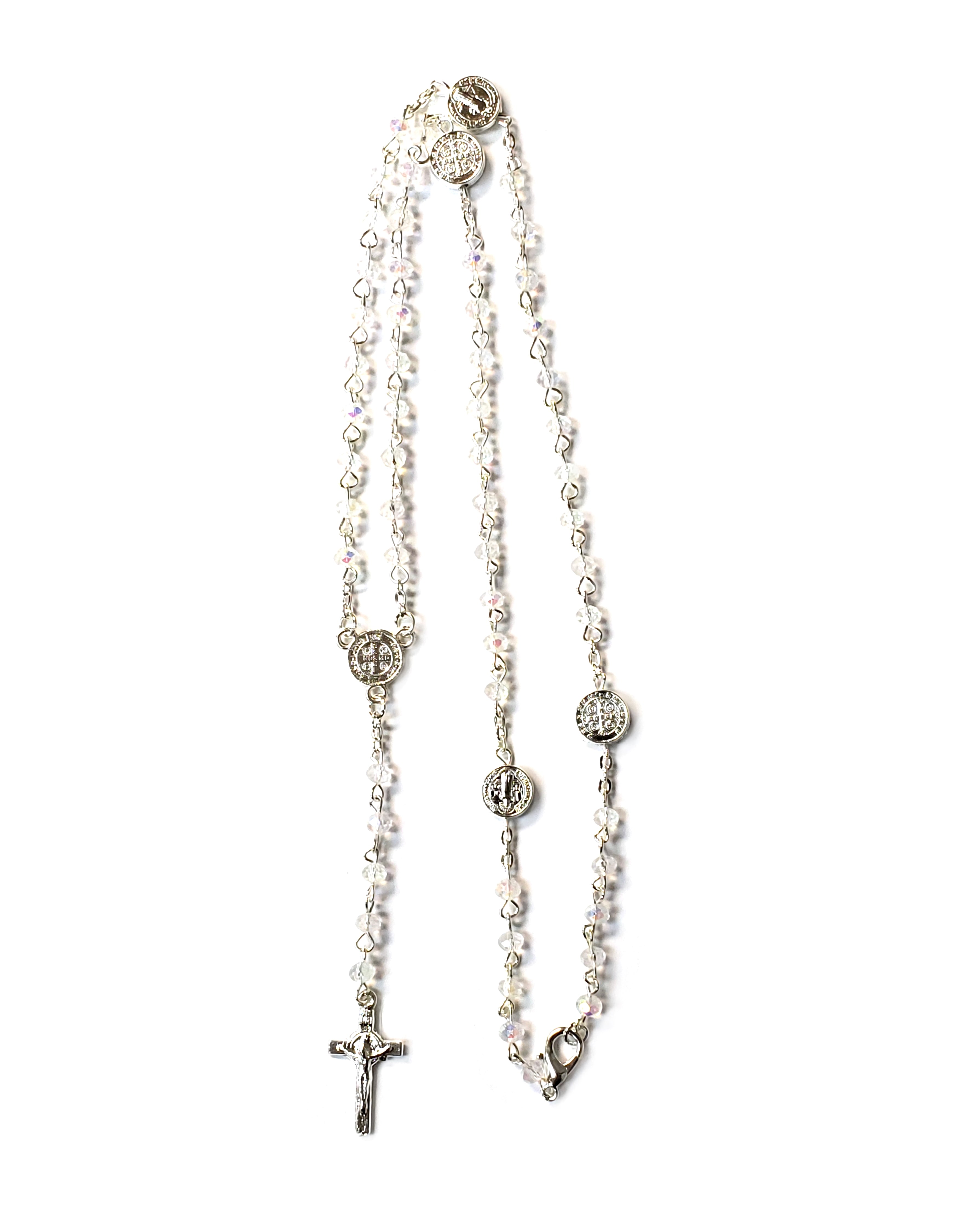 Tiny beads Saint Benedict rosary