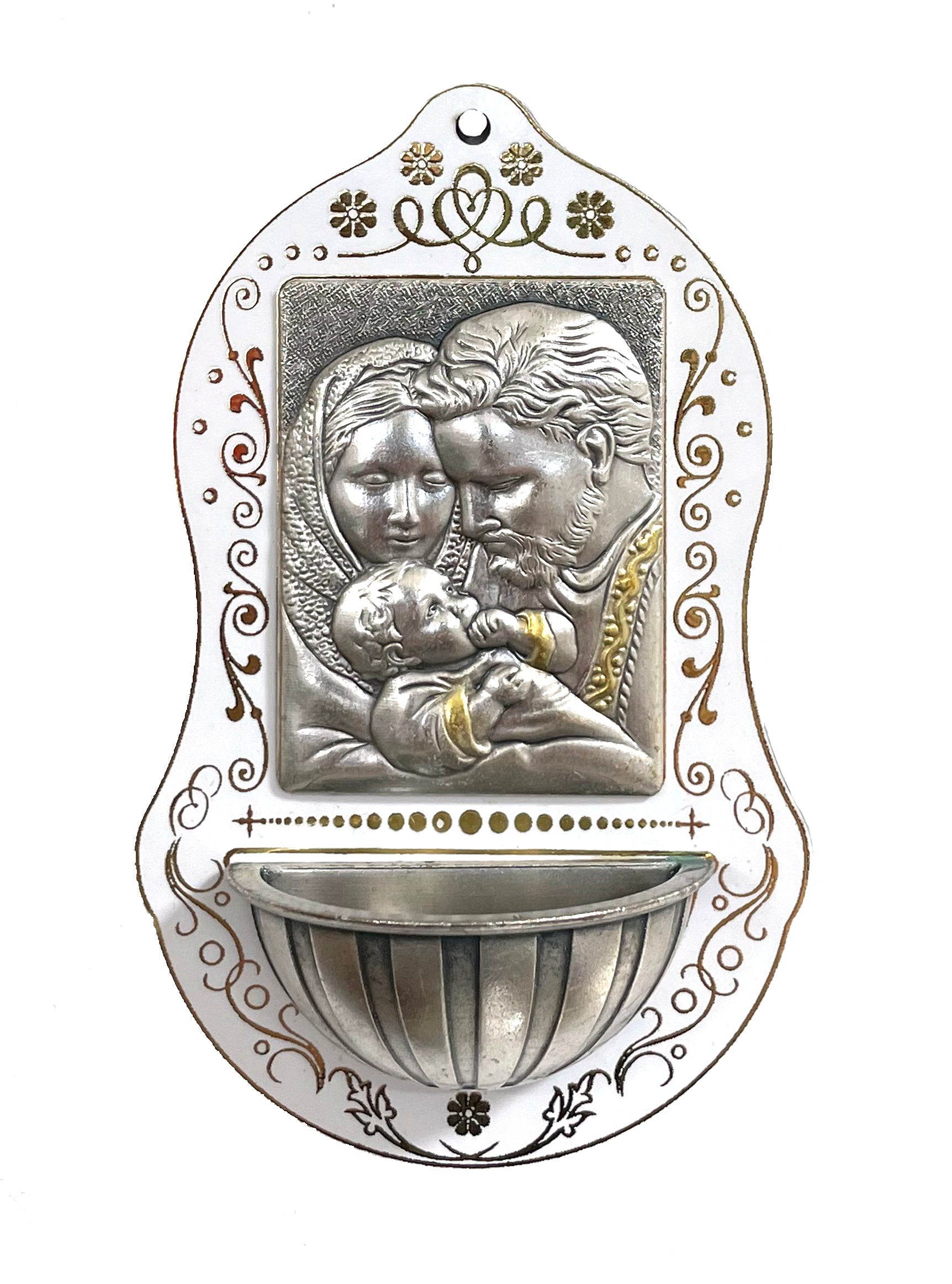 Holy Water Font Holy Family - 4.5"