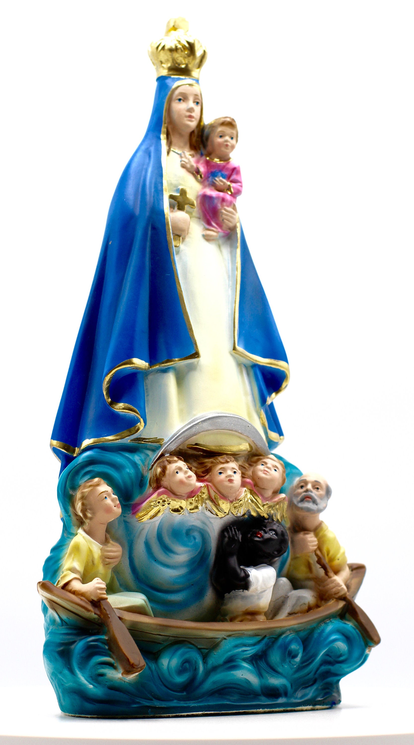 The Faith Gift Shop Our Lady of Charity- Hand Painted in Italy - Our Tuscany Collection - La Caridad de Cobre