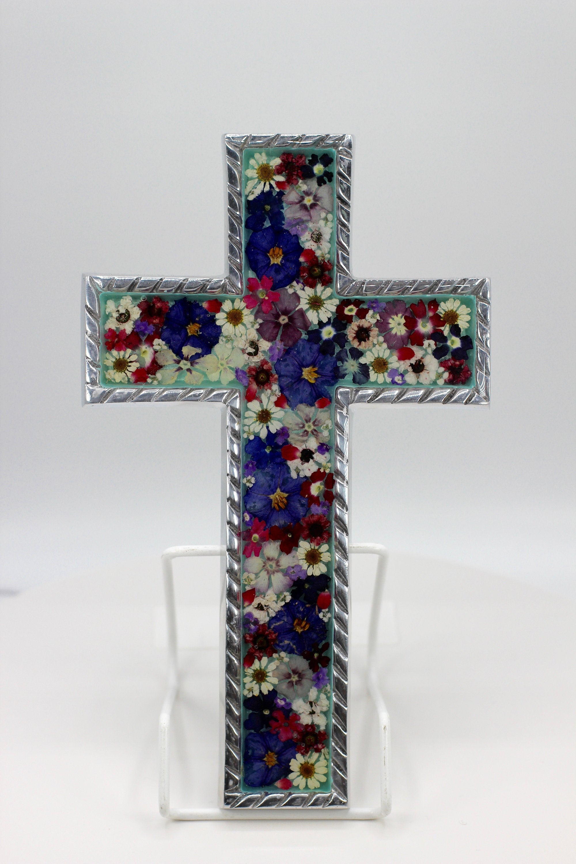 Cross  Flowers Baroque- Guadalupe Collection