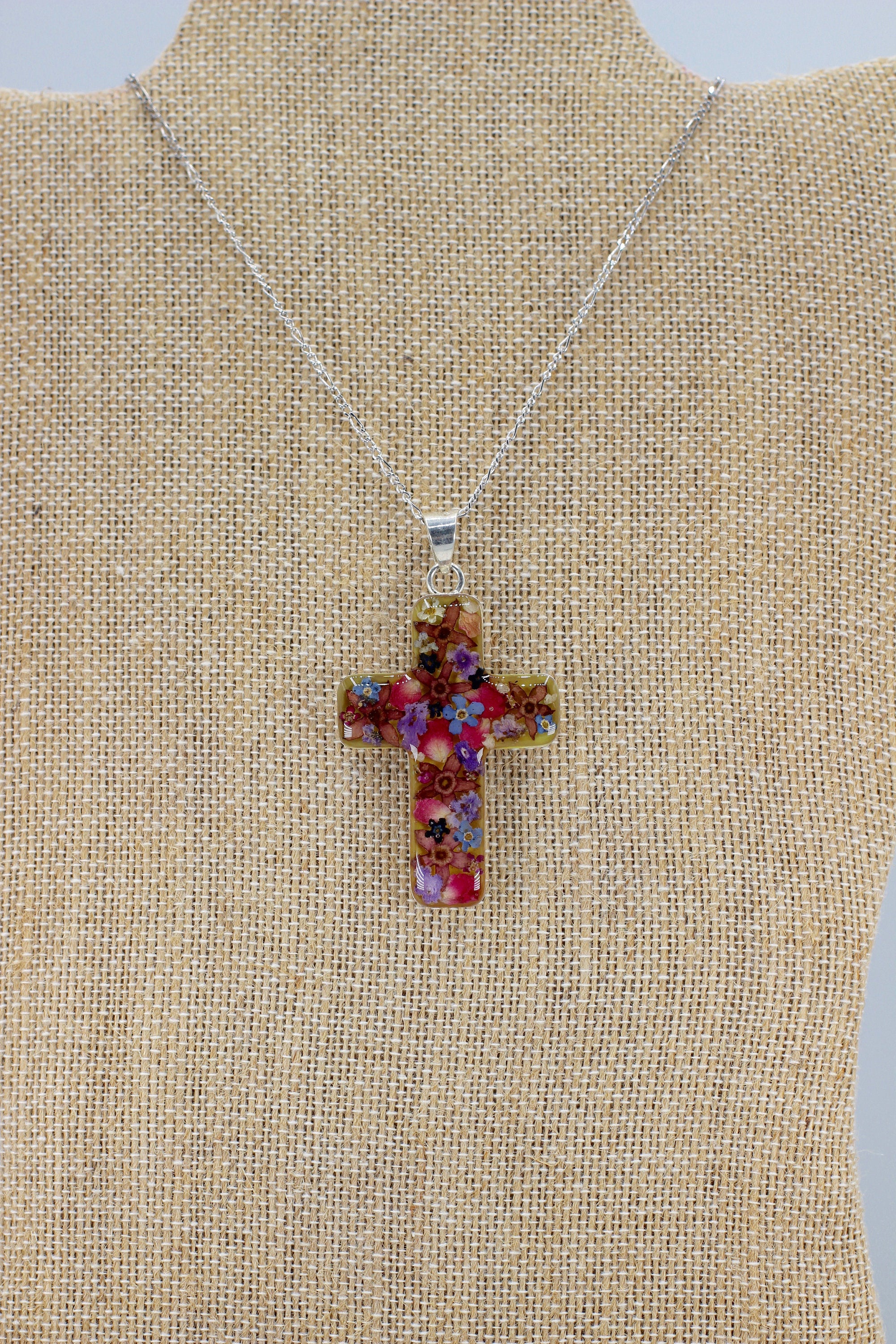 Cross with Flowers - Guadalupe Collection