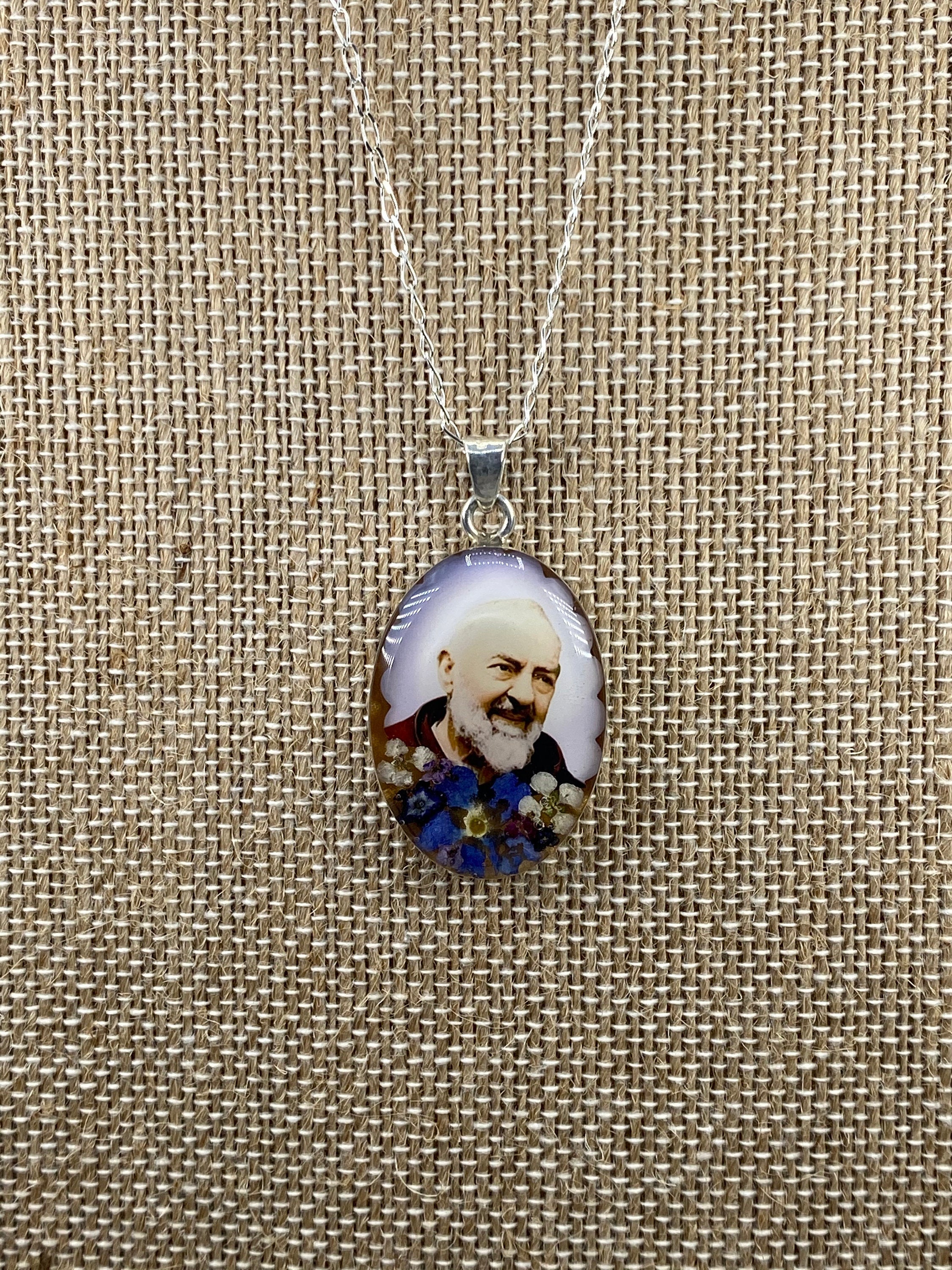 Padre Pio Oval - Guadalupe Collection