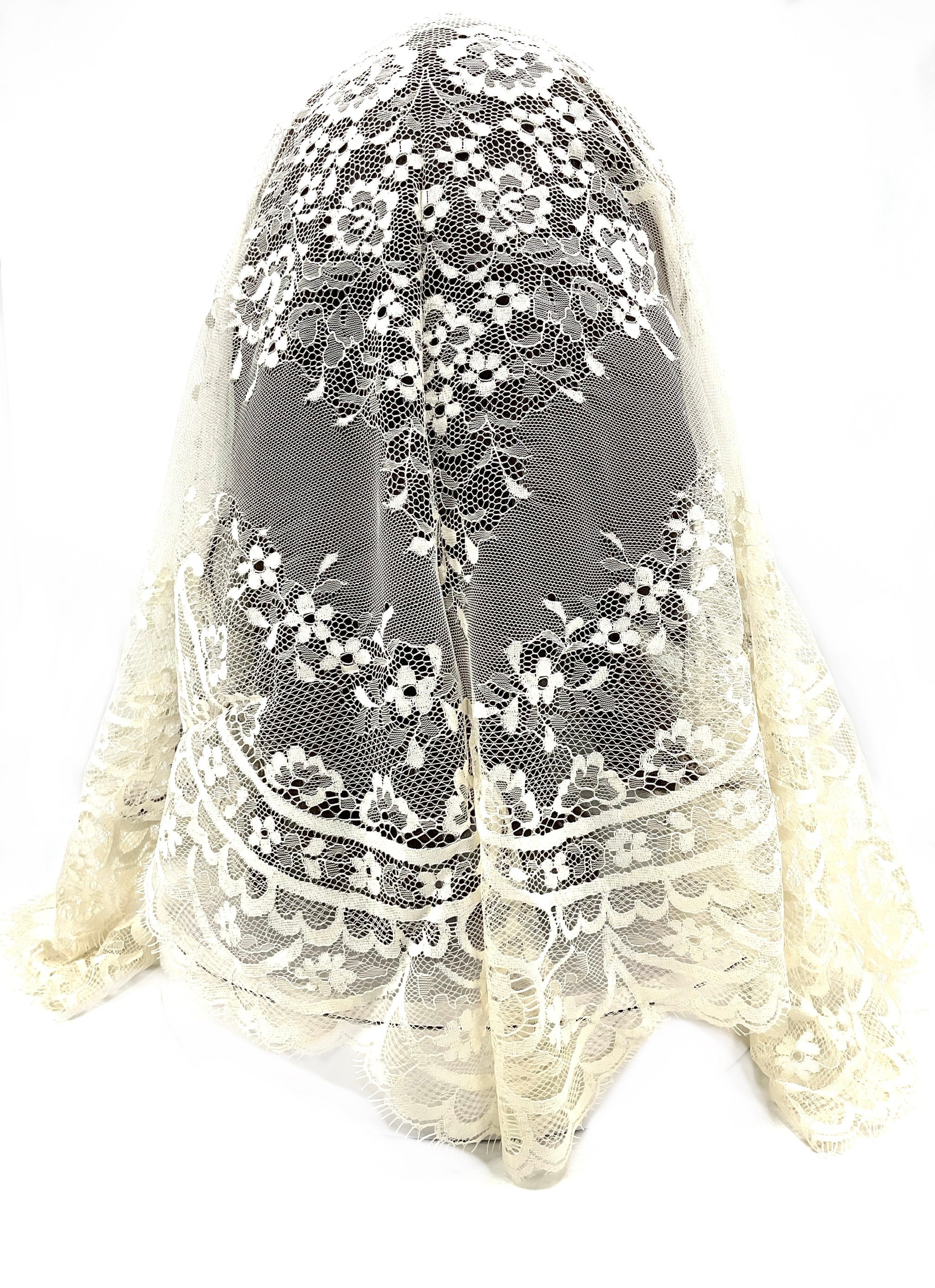 Spanish Church Veil 4' x 2' code: 101