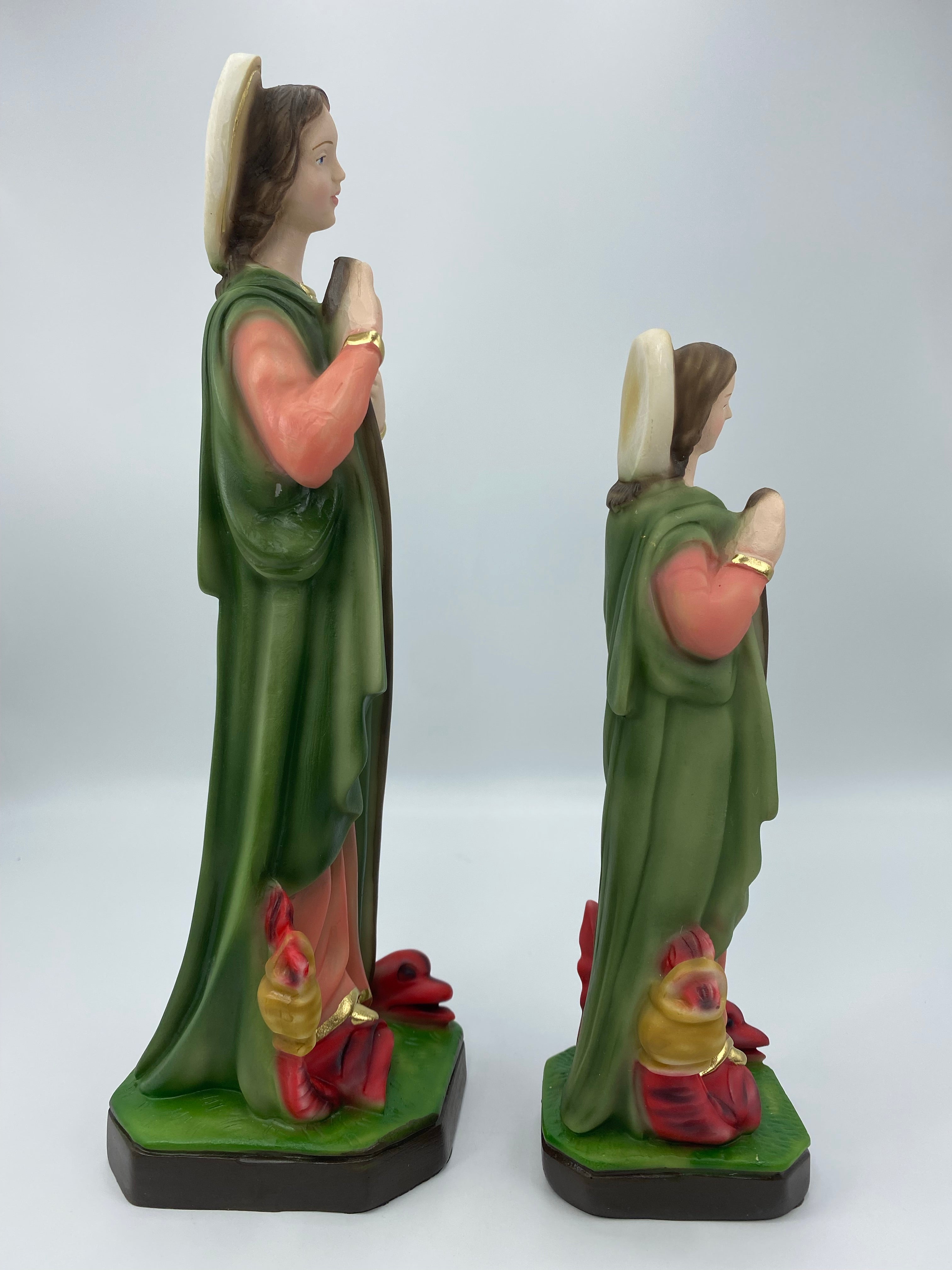 The Faith Gift Shop Saint Martha statue - Hand Painted in Italy - Our Tuscany Collection - Estatua de Santa Ana