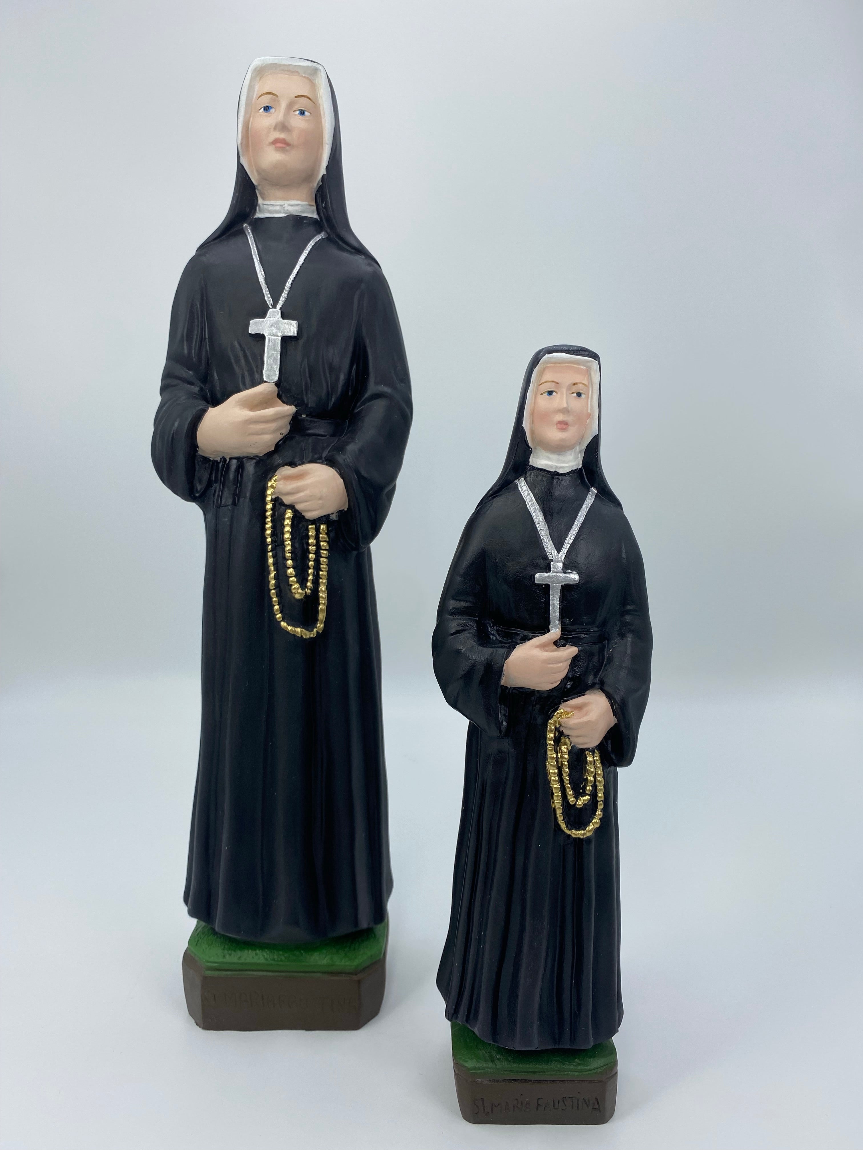 The Faith Gift Shop Sister Faustina Statue- Hand Painted in Italy - Our Tuscany Collection - Estatua de Santa Faustina