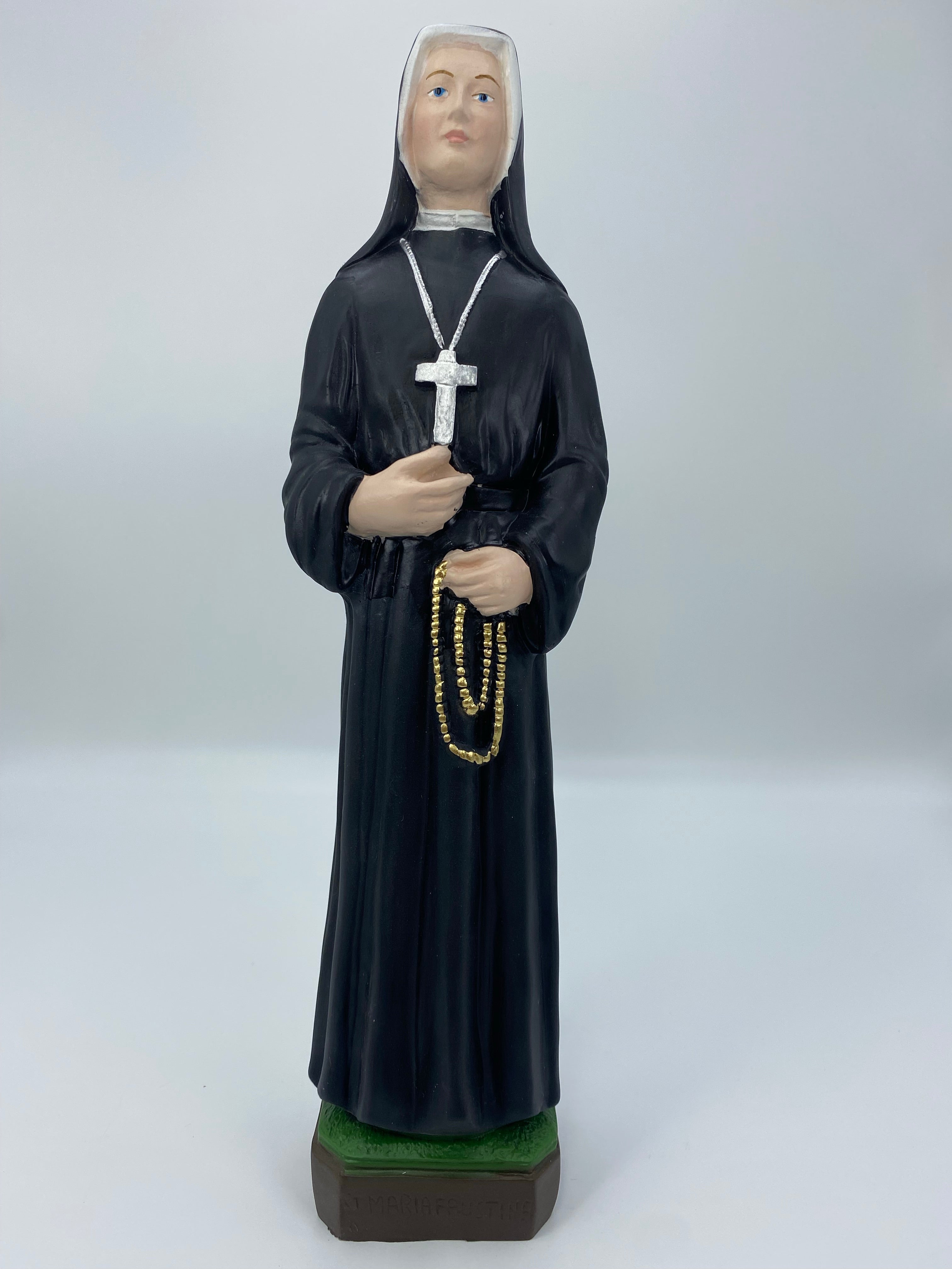 The Faith Gift Shop Sister Faustina Statue- Hand Painted in Italy - Our Tuscany Collection - Estatua de Santa Faustina