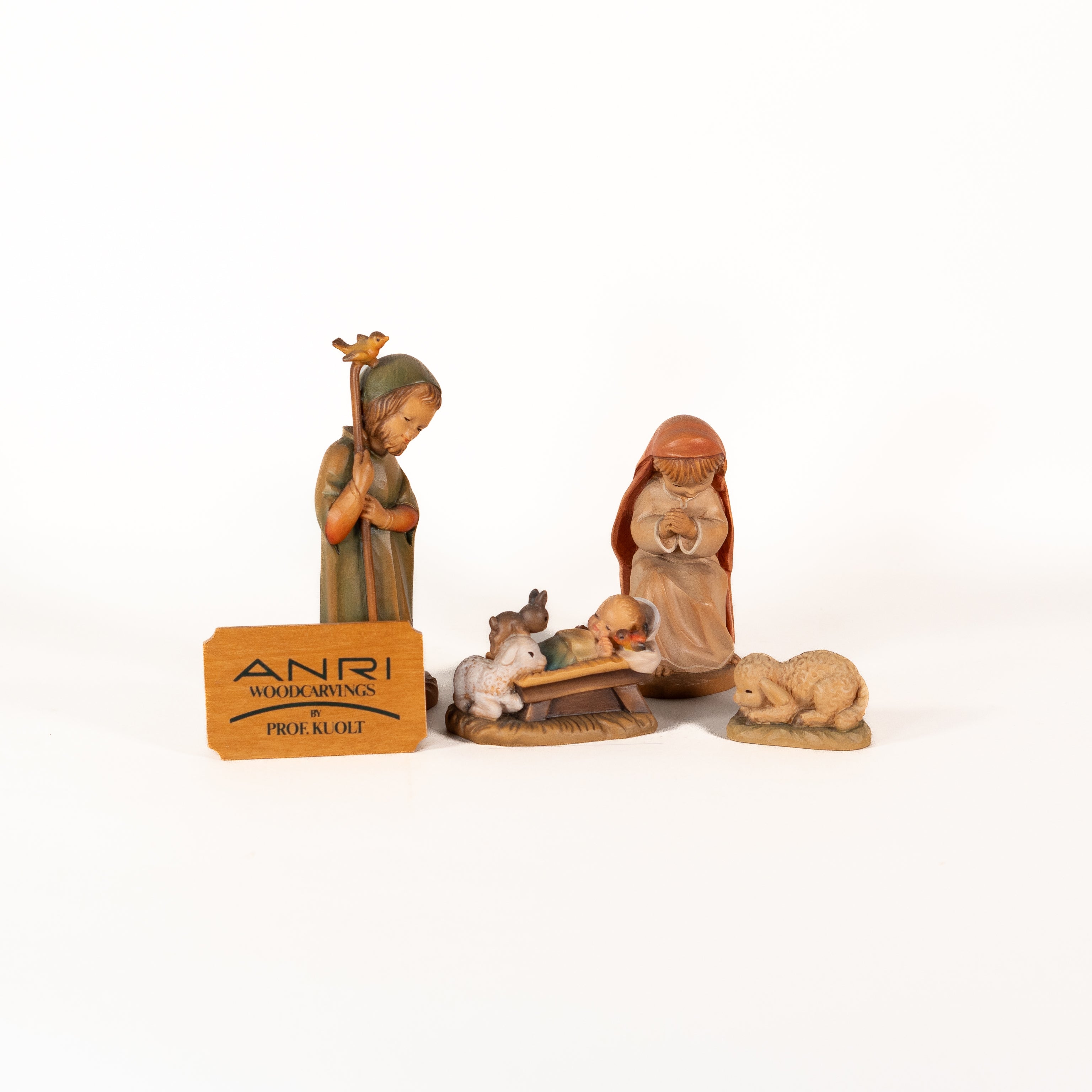 Anri Nativity Wood Carved -Made in Italy