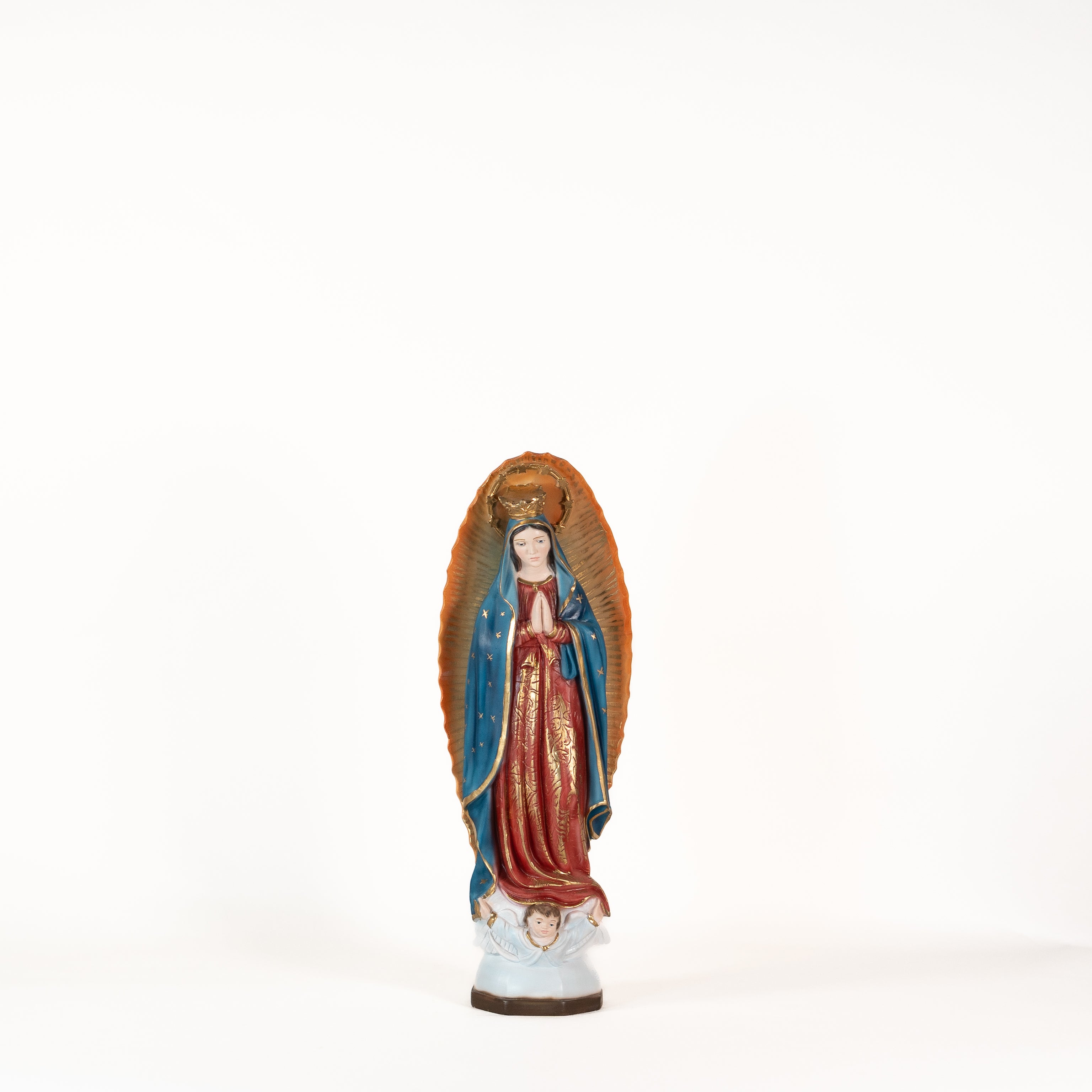 The Faith Gift Shop Our Lady of Guadalupe statue- Hand Painted in Italy - Our Tuscany Collection - Estatua de La Virgen de Guadalupe