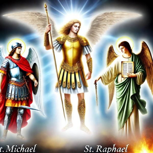 Raphael Archangel Gabriel Archangels Michael, Gabriel And Raphael