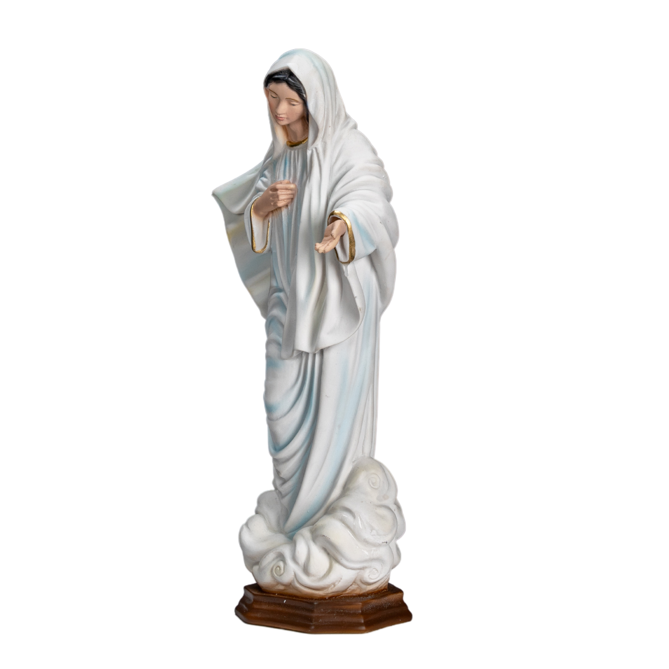 The Faith Gift Shop Our Lady  of Medjugorje Queen of Peace- Hand Painted in Italy - Our Tuscany Collection -