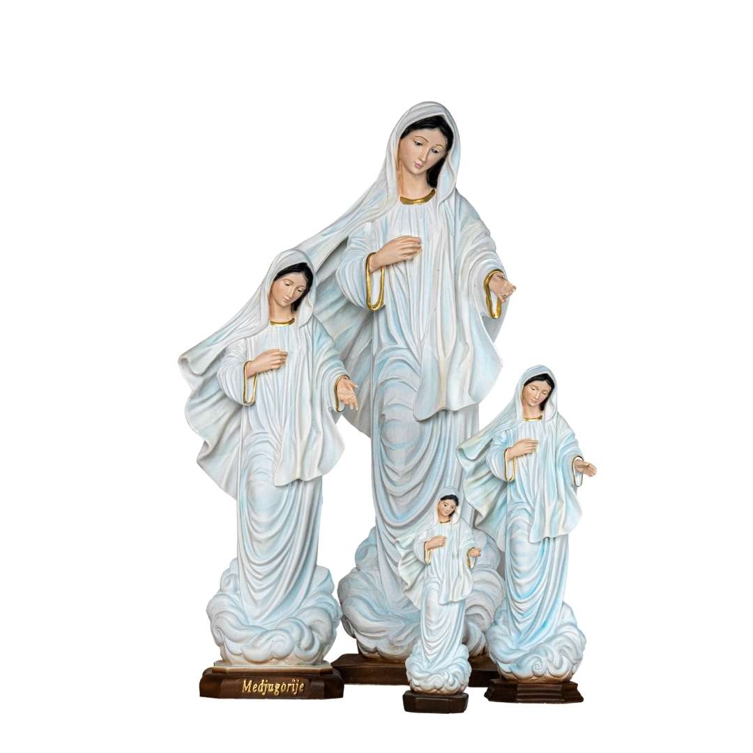The Faith Gift Shop Our Lady  of Medjugorje Queen of Peace- Hand Painted in Italy - Our Tuscany Collection -