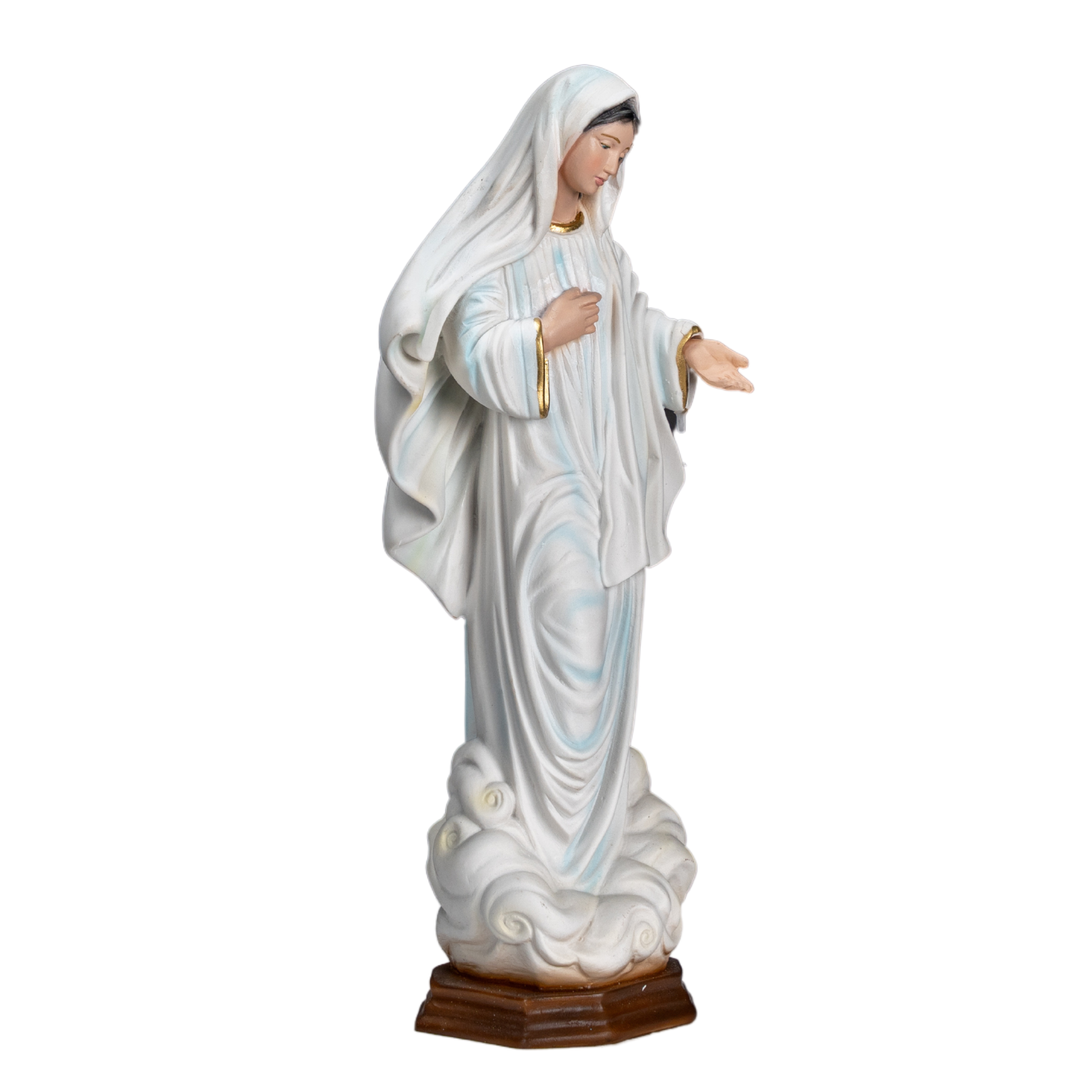 The Faith Gift Shop Our Lady  of Medjugorje Queen of Peace- Hand Painted in Italy - Our Tuscany Collection -