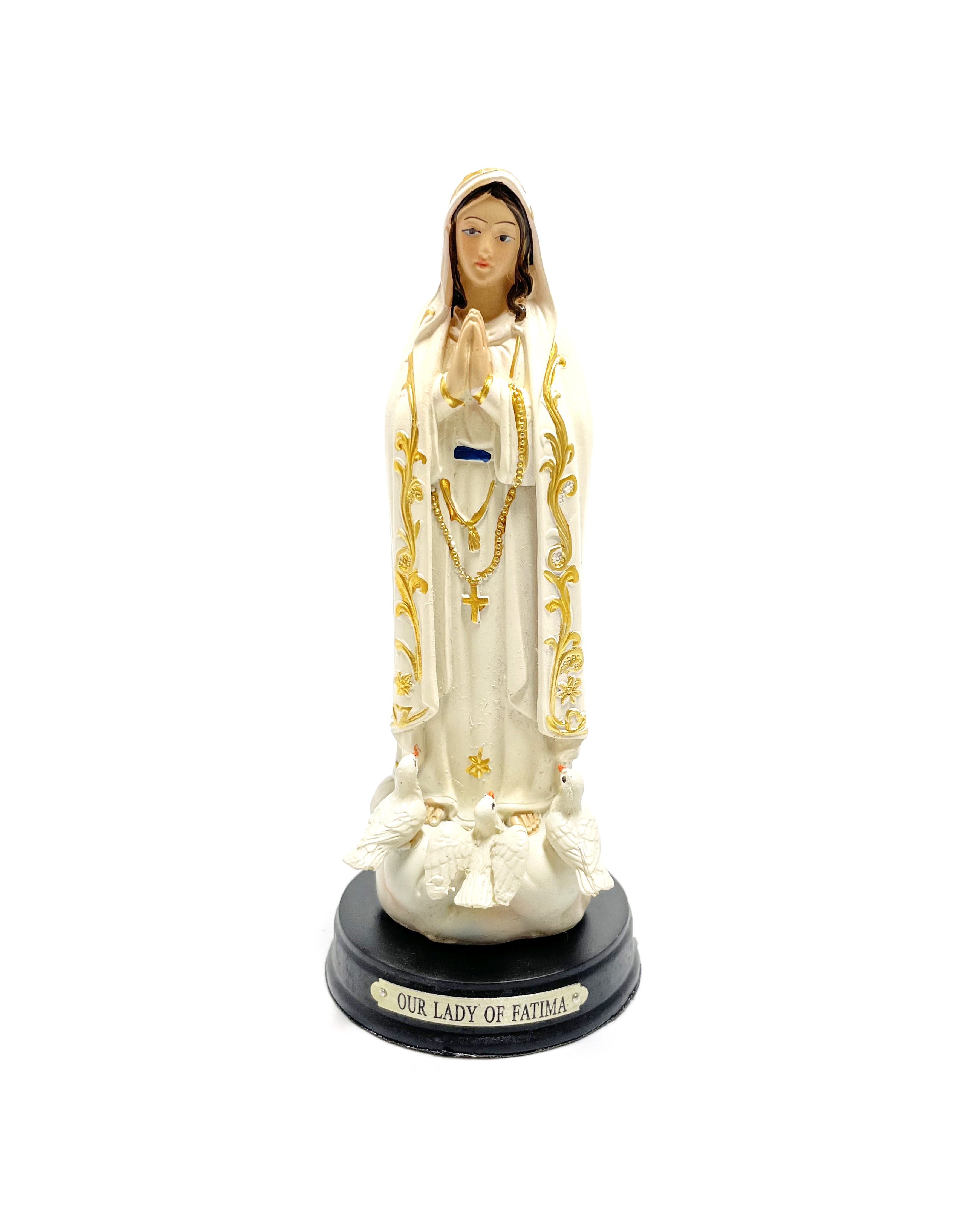 Religious statue of Our Lady of Fatima 5" height