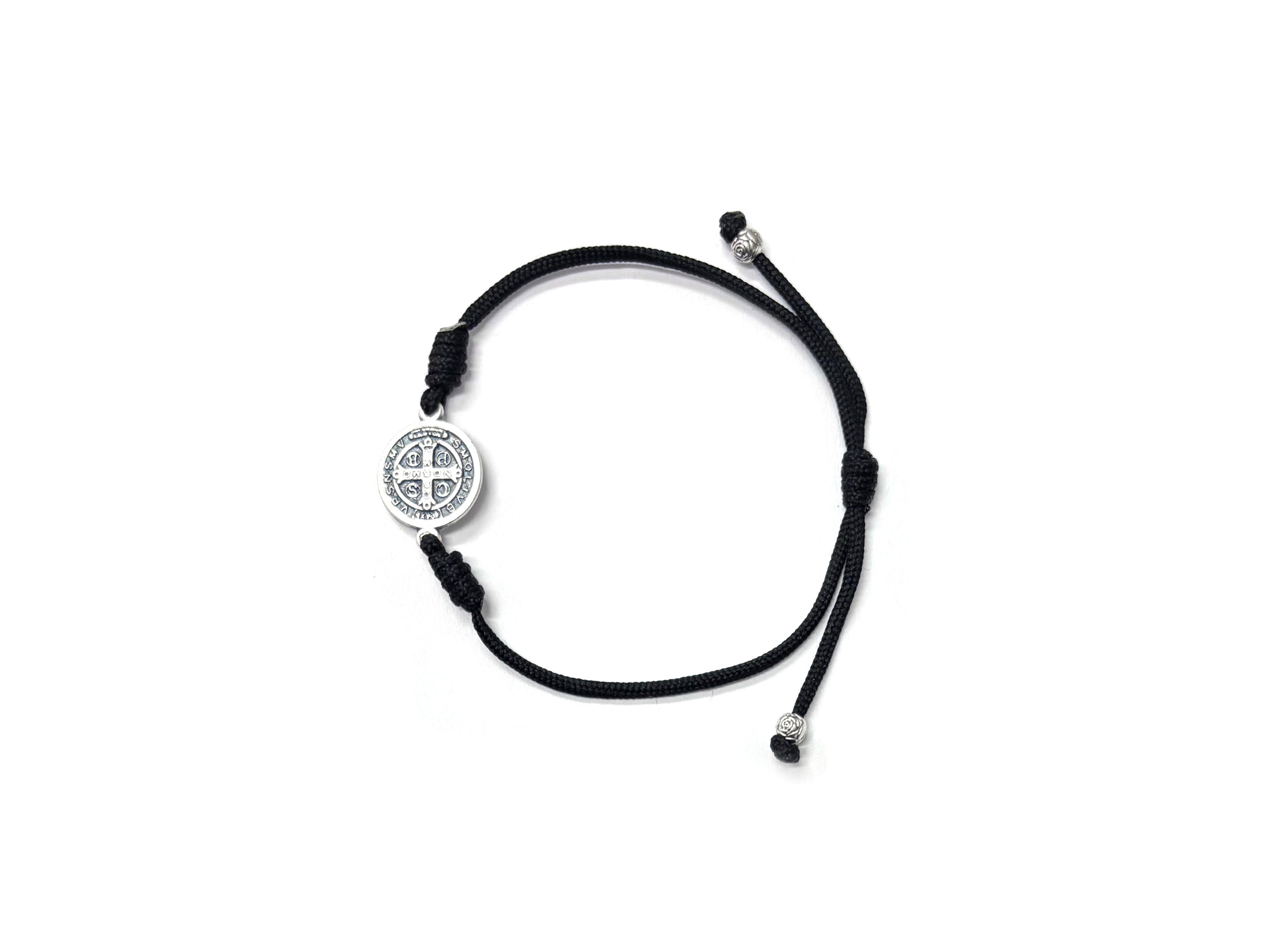 Saint Benedict cord bracelet