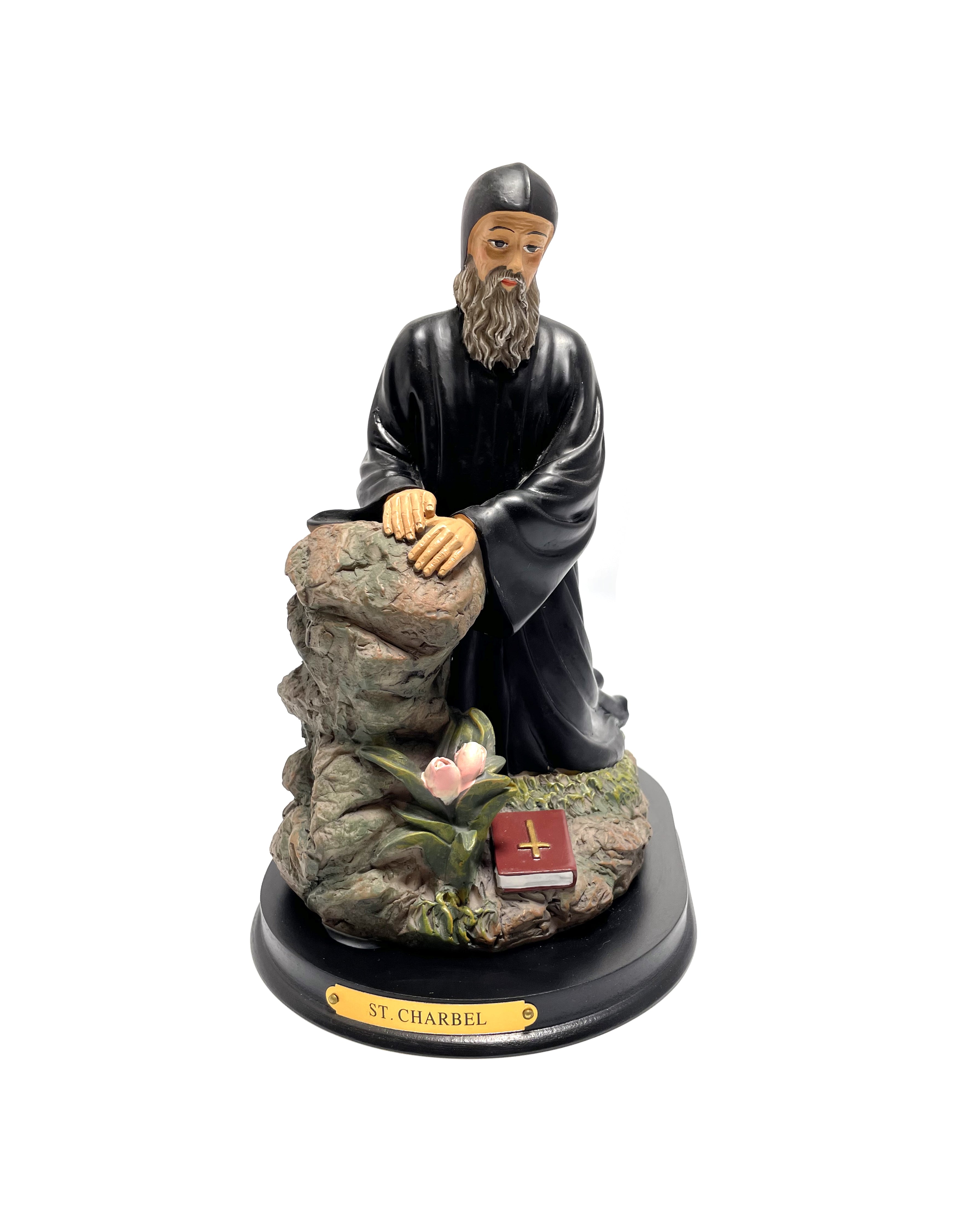 Religious statue of Saint Charbel 10" height