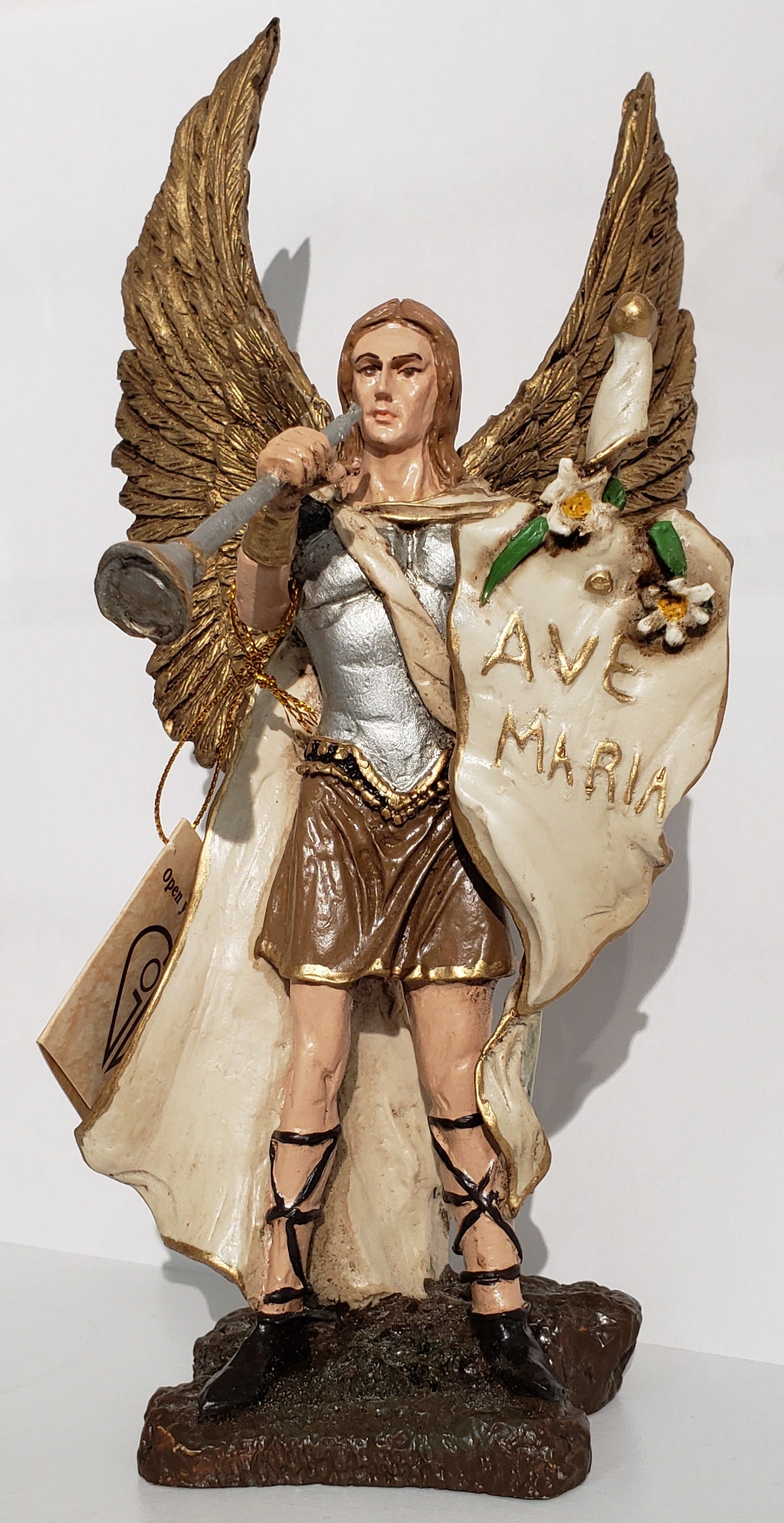 Arcangel Gabriel A Glory Of The Virgin With The Archangel Gabriel And