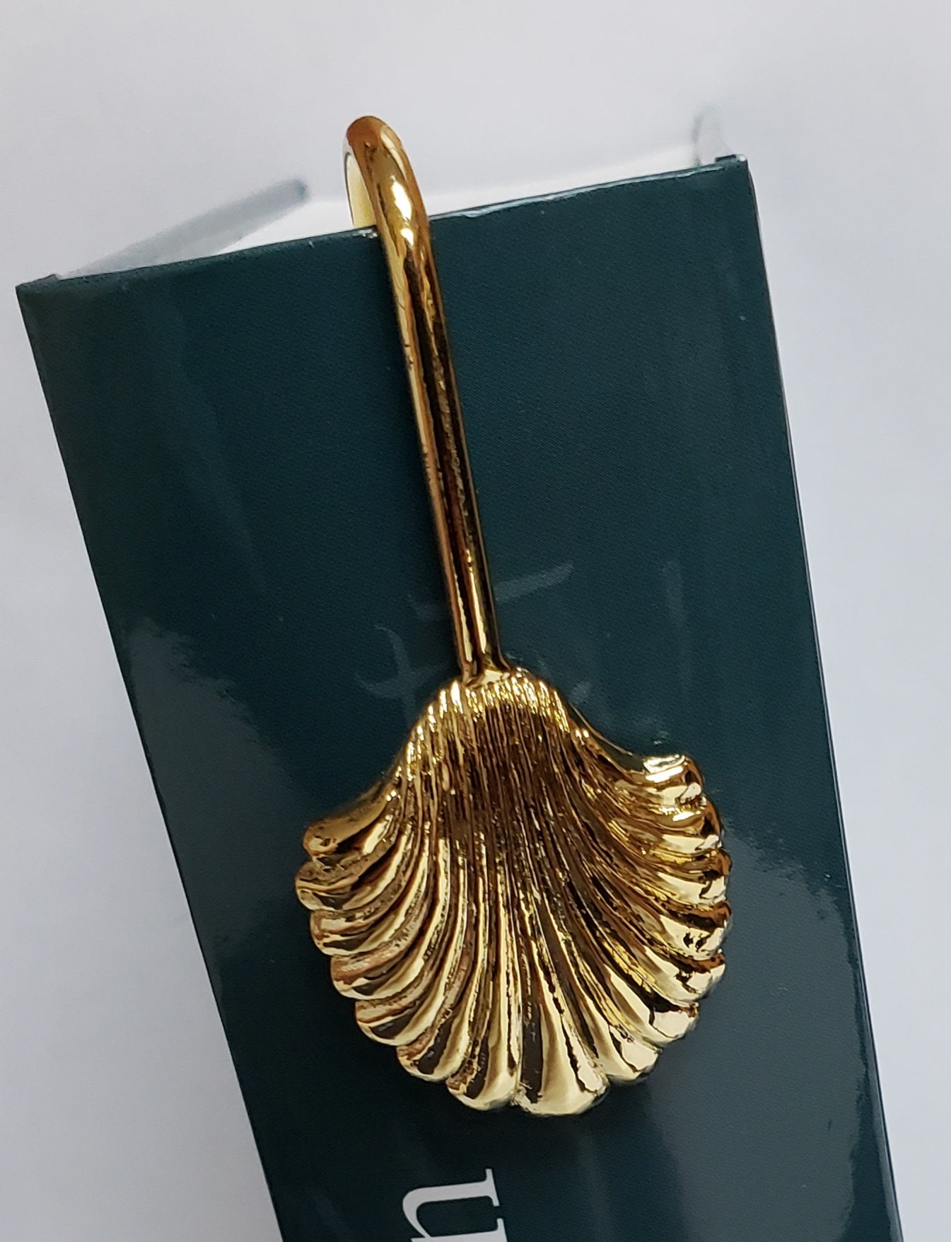 Mark the Place Brass Bookmark with Decorative Shell