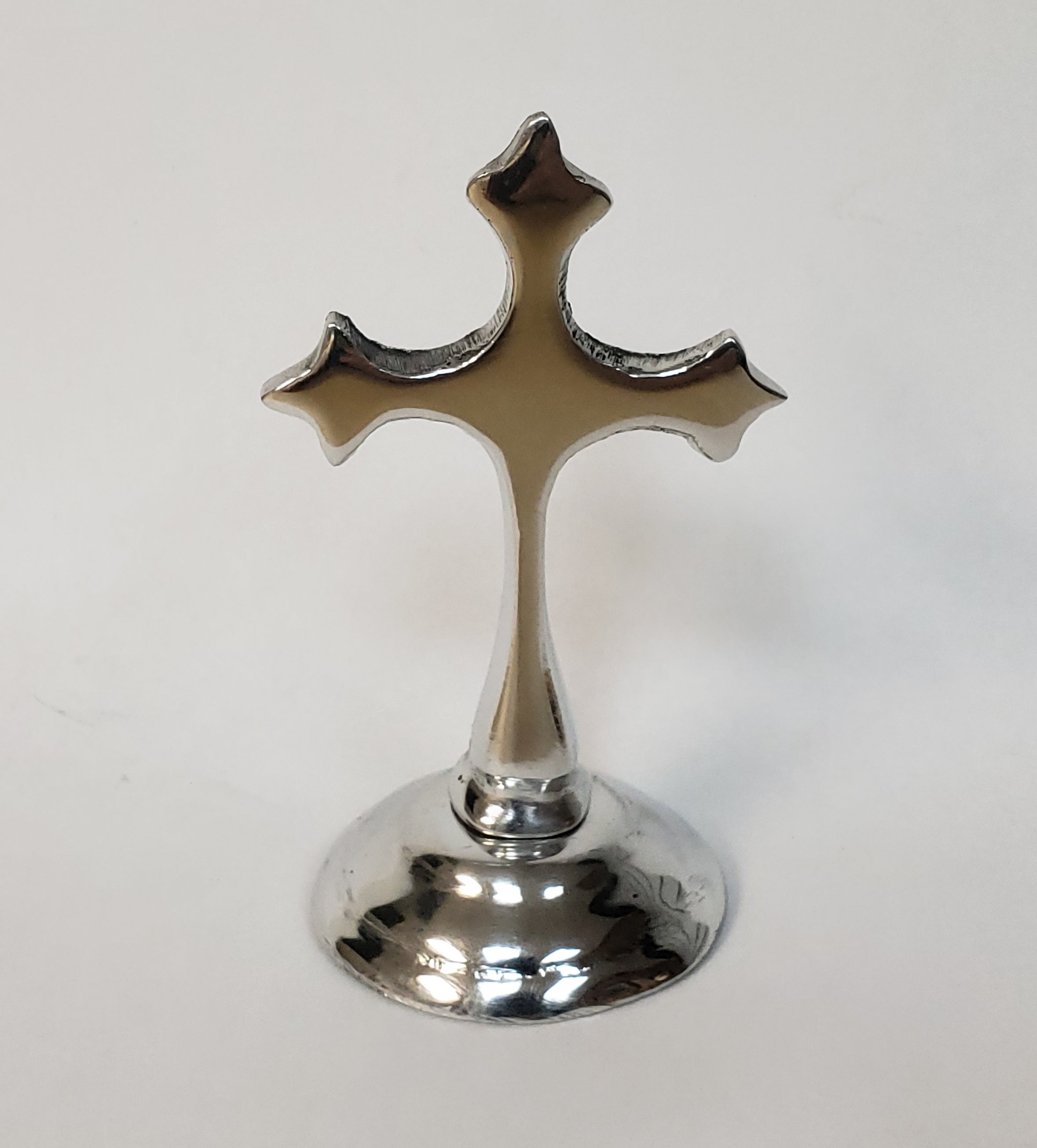 3.2" Pewter Celtic Cross Stand