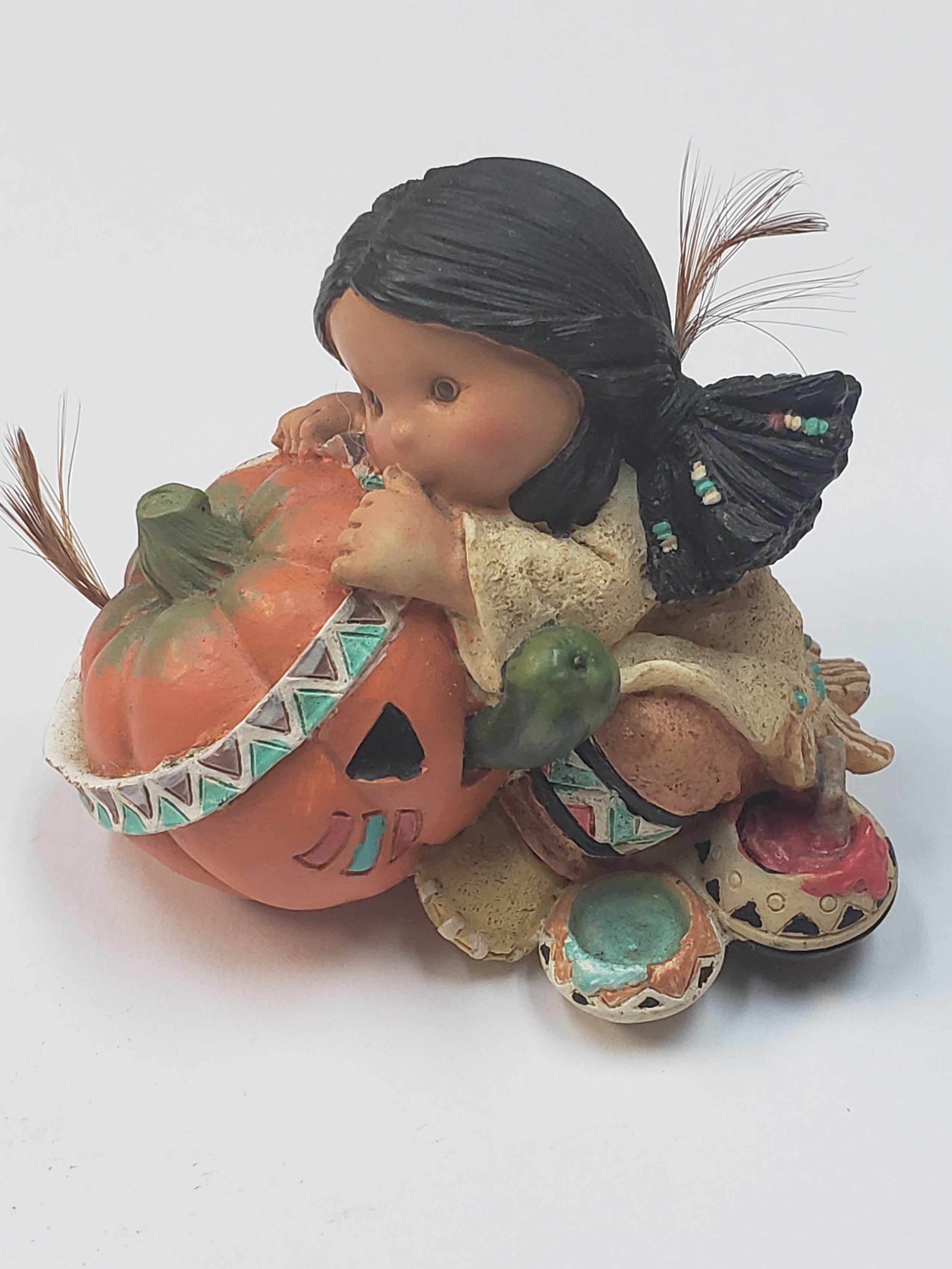 Enesco Friends Of The Feather Collection Native American figurines