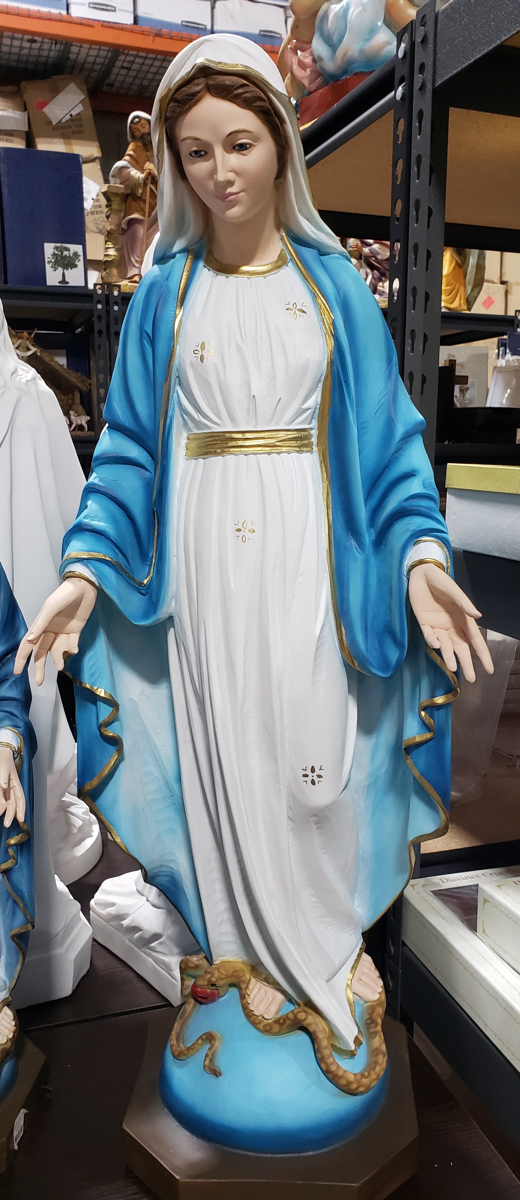 The Faith Gift Shop Our Lady of Grace - Miraculous Mary - Hand Painted in  Italy - Our Tuscany Collection - Virgen La Milagrosa