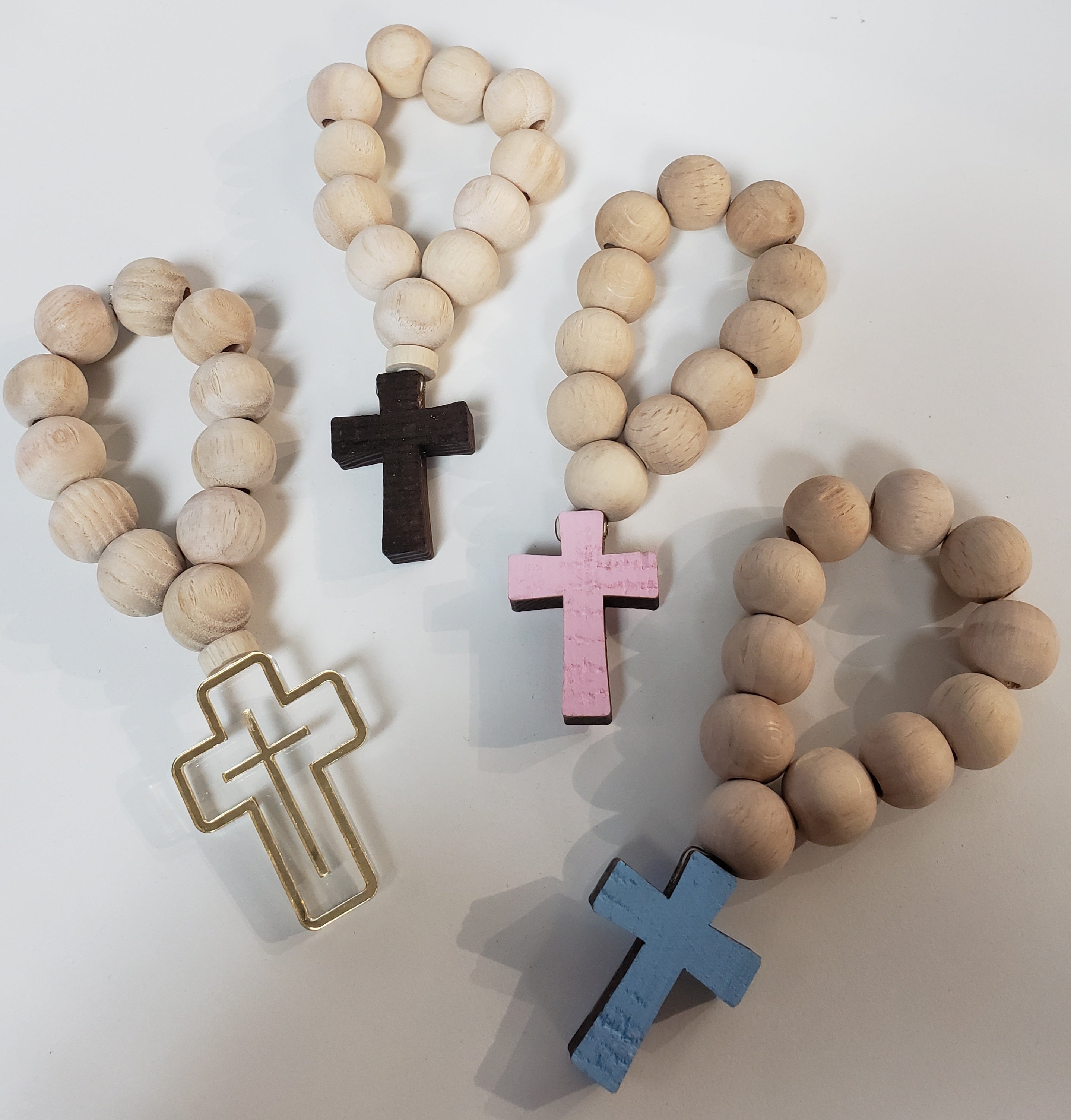 Mini Wooden Rosary Favors
