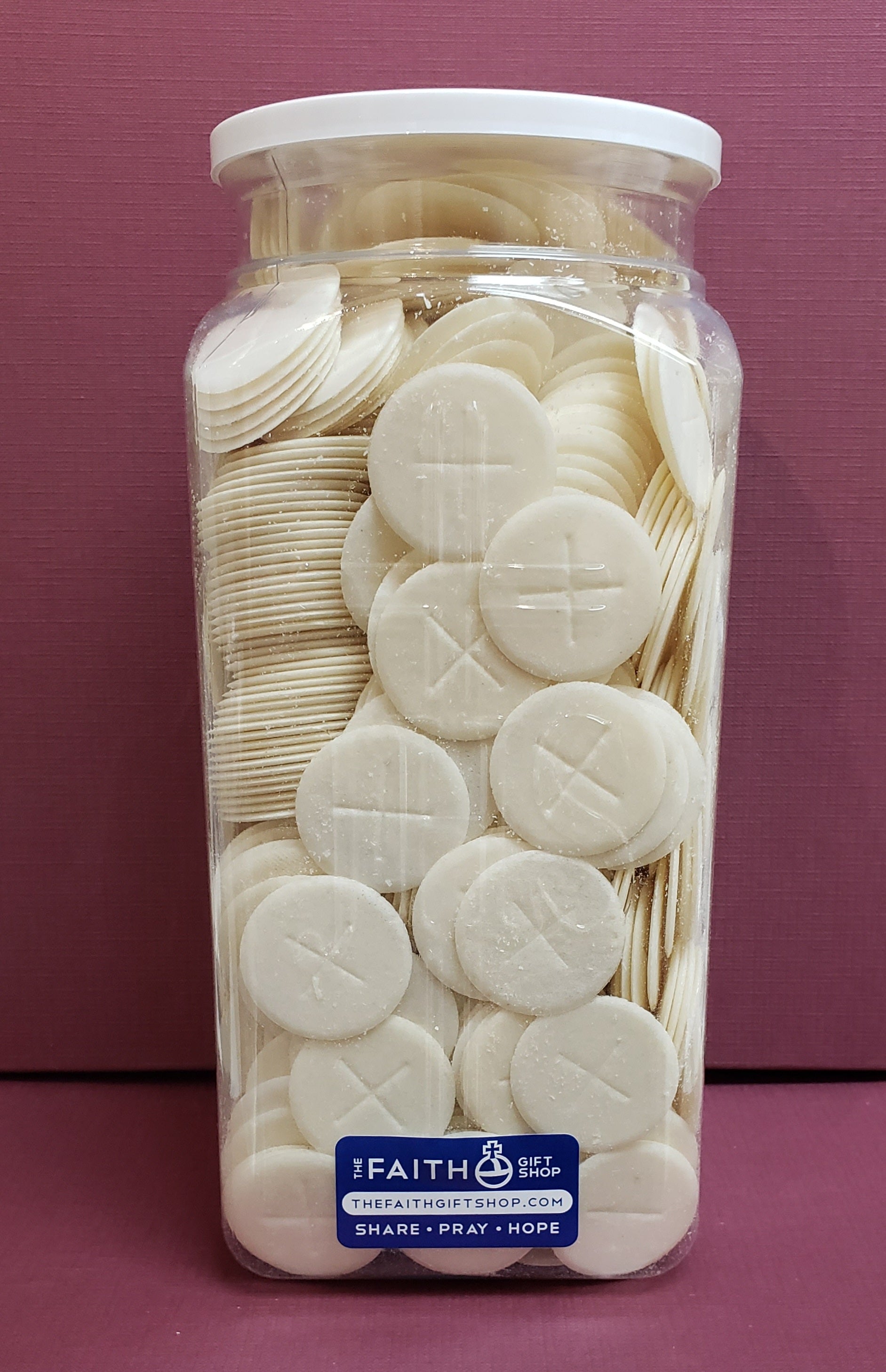 Hosts Altar Bread White 1 3/8 - 900/Plastic Container