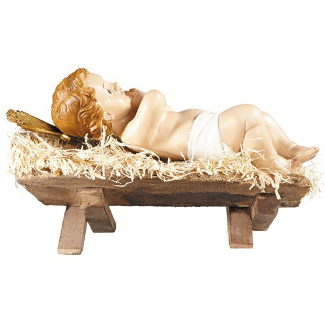 5" Infant Jesus with Crib